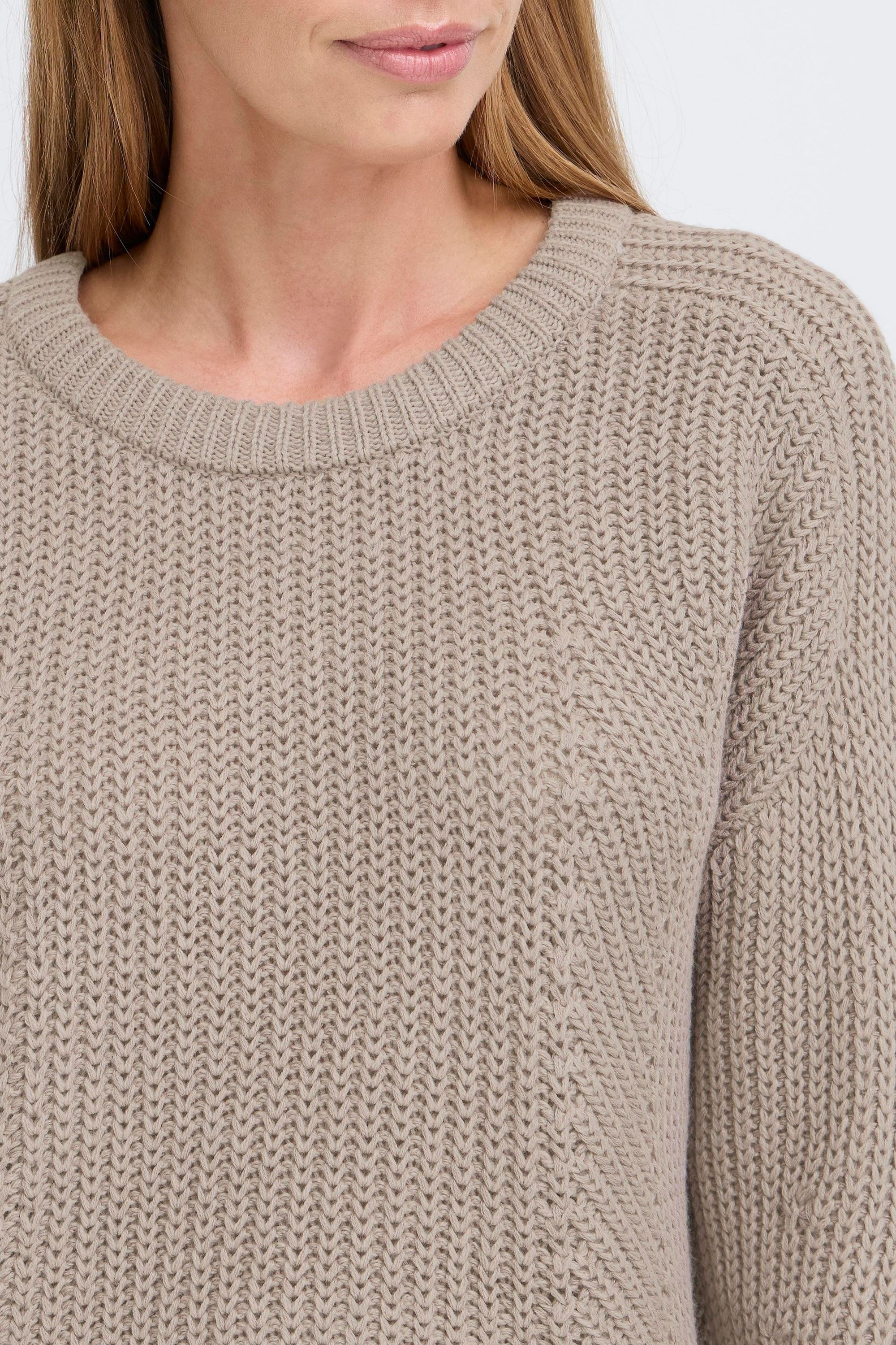 OXMO Strickfleece-Pullover »Strickpullover OXFKANNA«