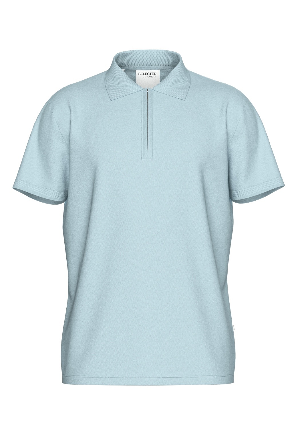 SELECTED HOMME Poloshirt "SLHFAVE ZIP SS POLO NOOS" günstig online kaufen