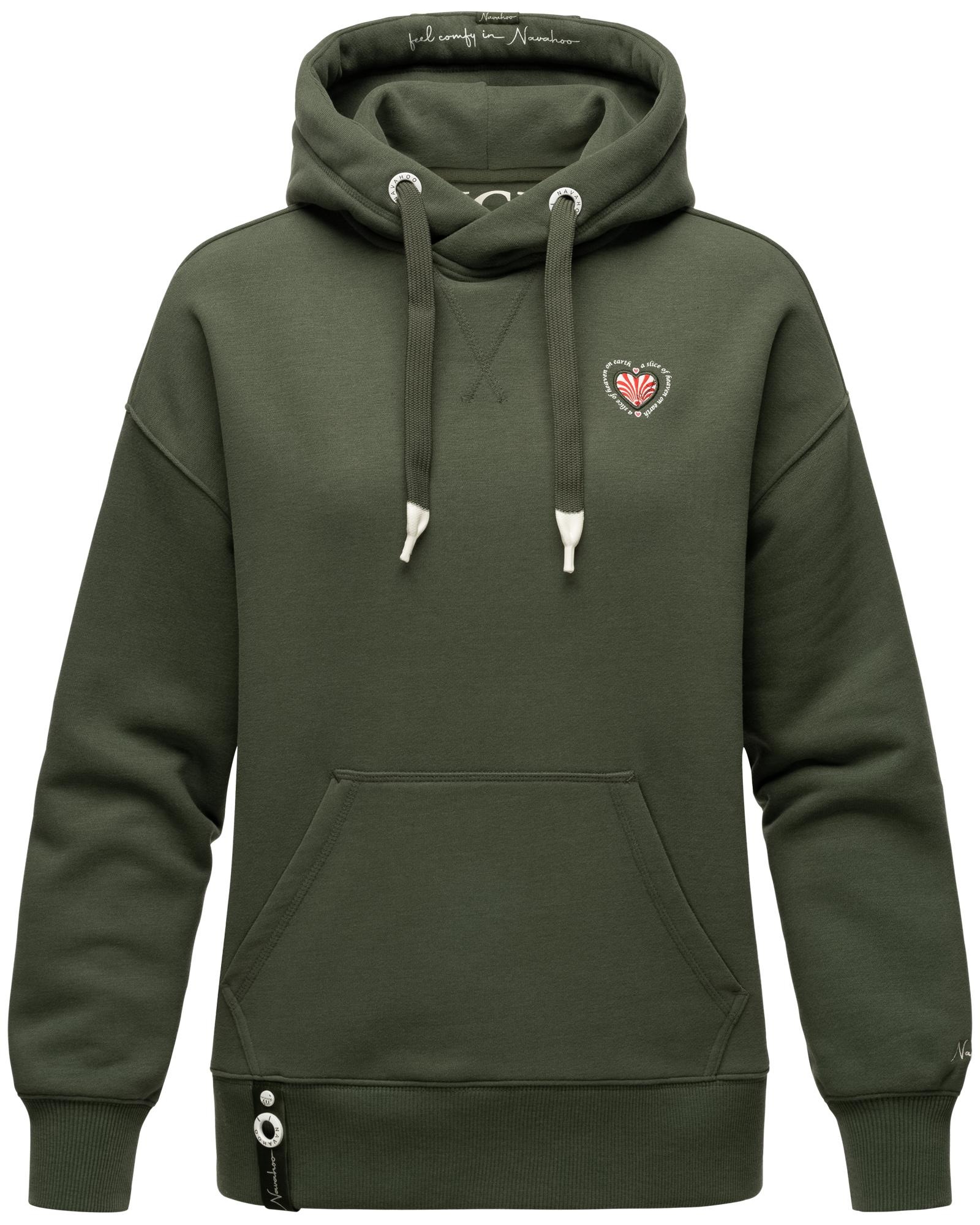 Navahoo Kapuzensweatshirt »Goldfee«, Stylischer Damen Hoodie im Oversize-Look