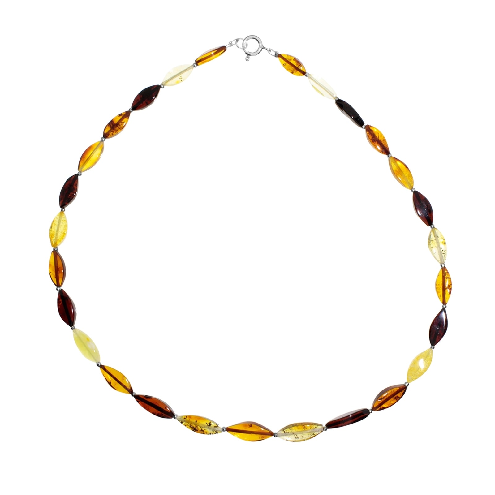 Gliederkette OSTSEE-SCHMUCK "Ostsee-Schmuck Kette Tasja Kette Tasja" Gr. 50, braun, Halsketten, Damen, 50cm, Bernstein, L: 42, Gliederkette