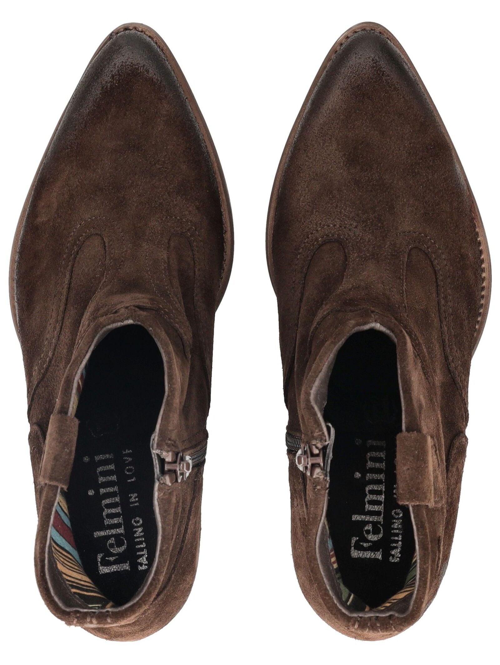 Felmini Bikerboots »Felmini Stiefelette Veloursleder«