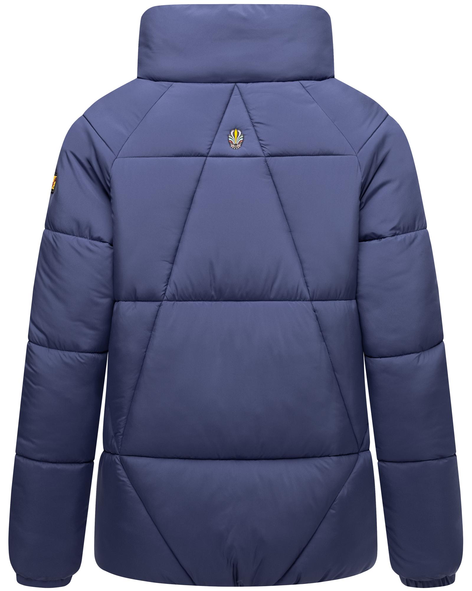 Thumbnail - Navahoo Steppjacke "Schokolinaa 14", ohne Kapuze, Winterjacke mit modischer Steppung & hohem Kragen