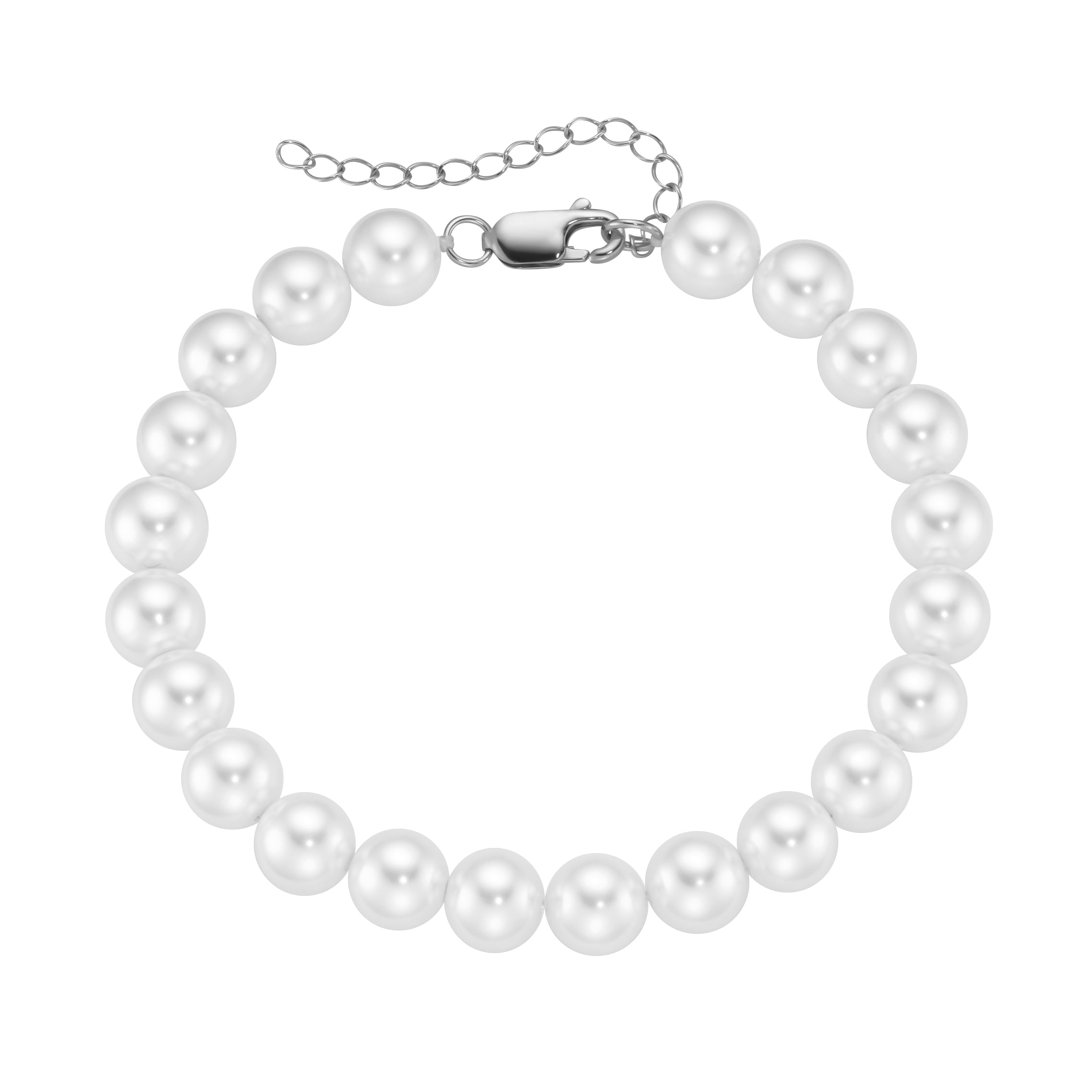 Armband »mit Muschel-Perlen, Silber 925«