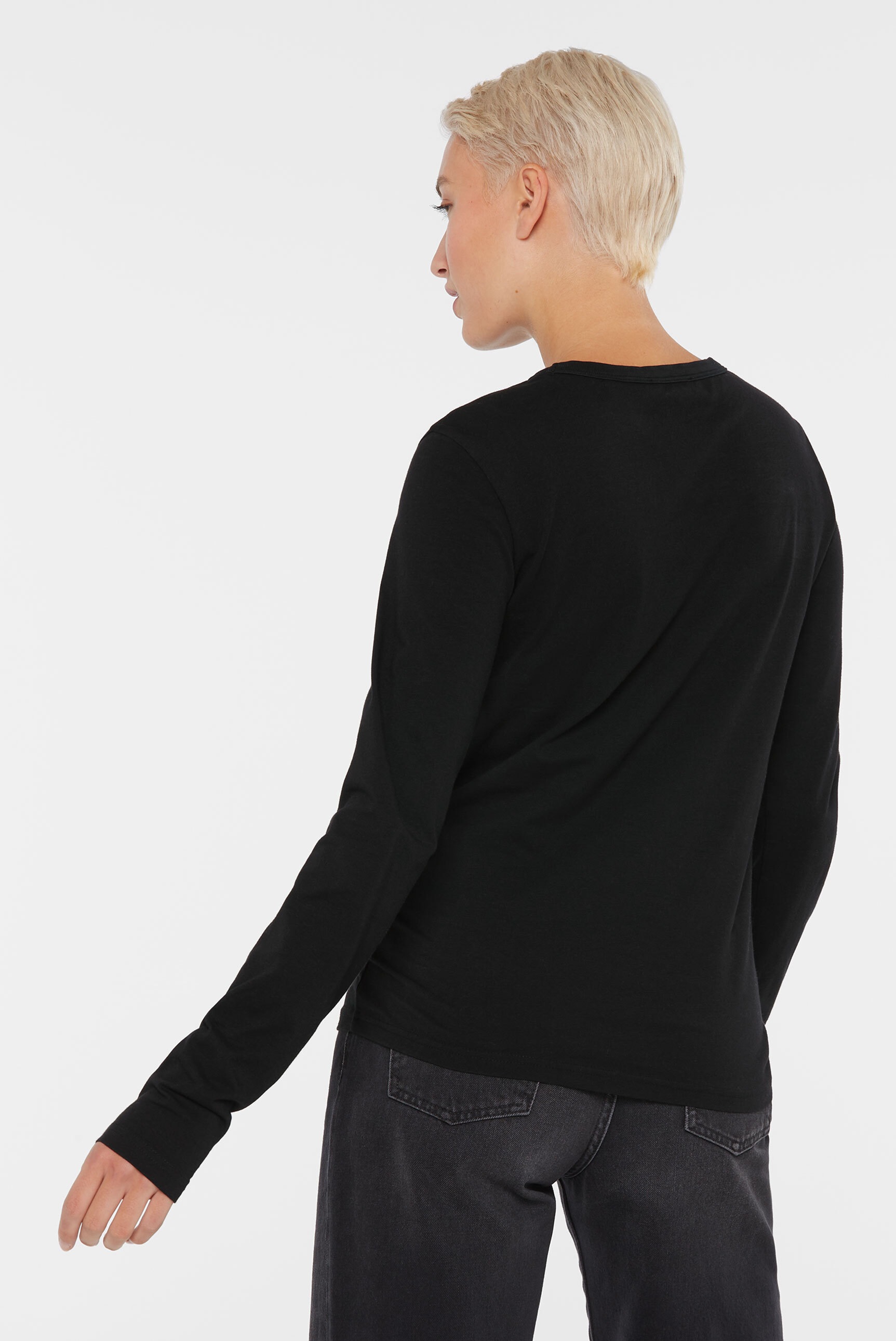 SENSES.THE LABEL Rundhalsshirt, mit Baumwolle
