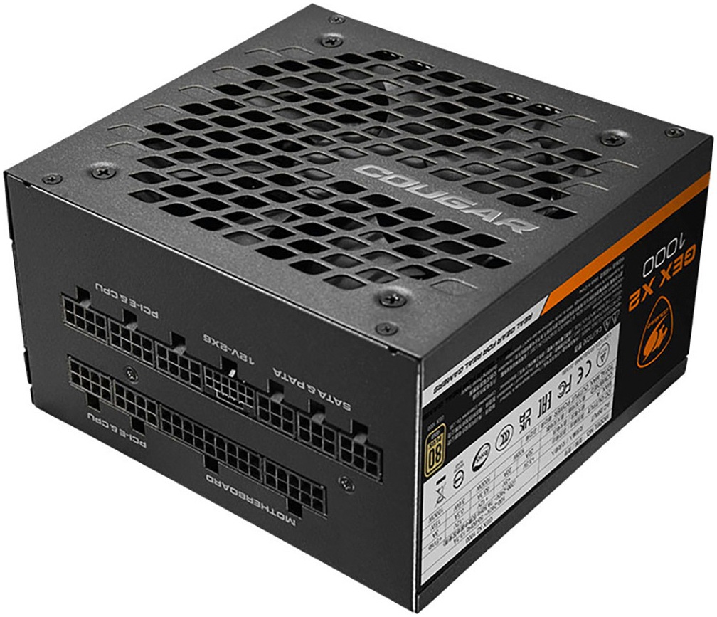 Cougar thermoelektrische Generatoren »GEX X2 1000 ATX 3.0 Platinum Effizienz«, Für Pc geeignet