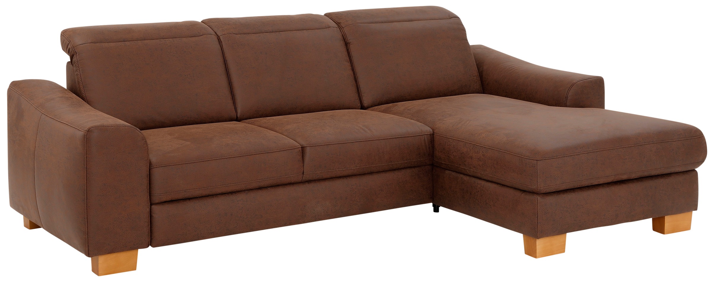 Thumbnail - Home affaire Ecksofa "Dundee L-Form", wahlweise mit Kopfteilverstellung und zusätzlich mit Bettfunktion
