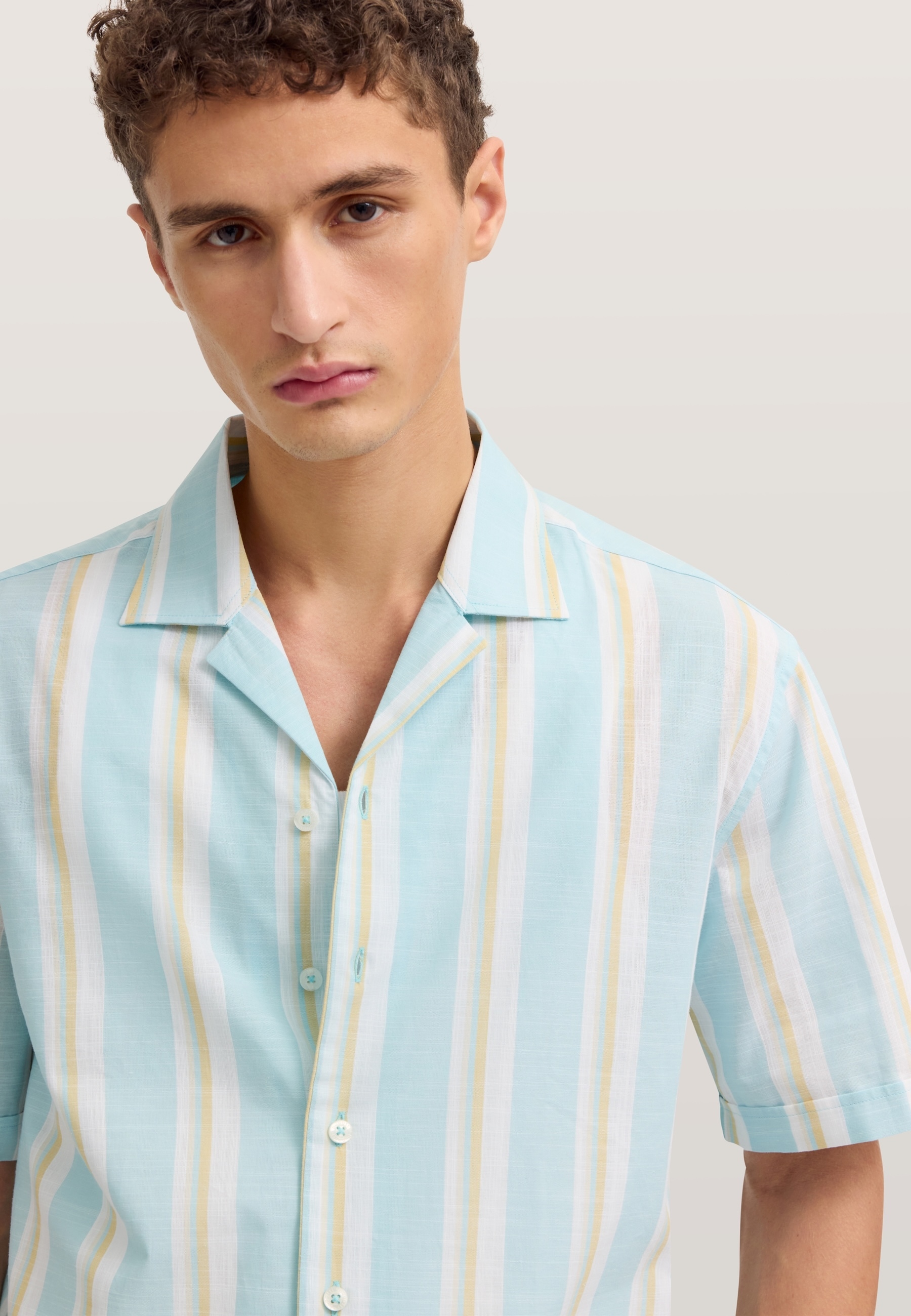 bugatti Kurzarmhemd Modern Fit aus reiner Baumwolle
