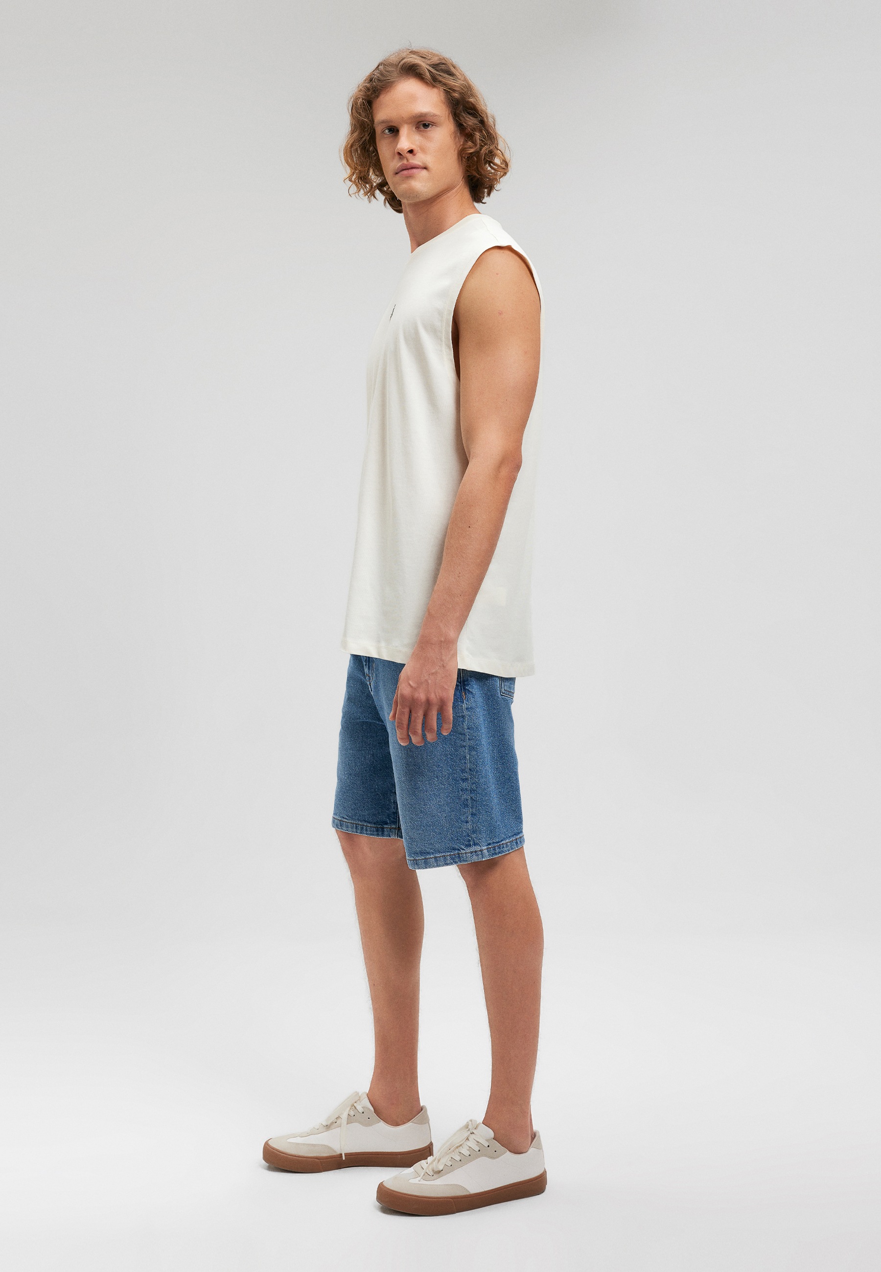 Mavi T-Shirt »MAVI PRINTED SLEEVELESS TEE«, Top mit Logo