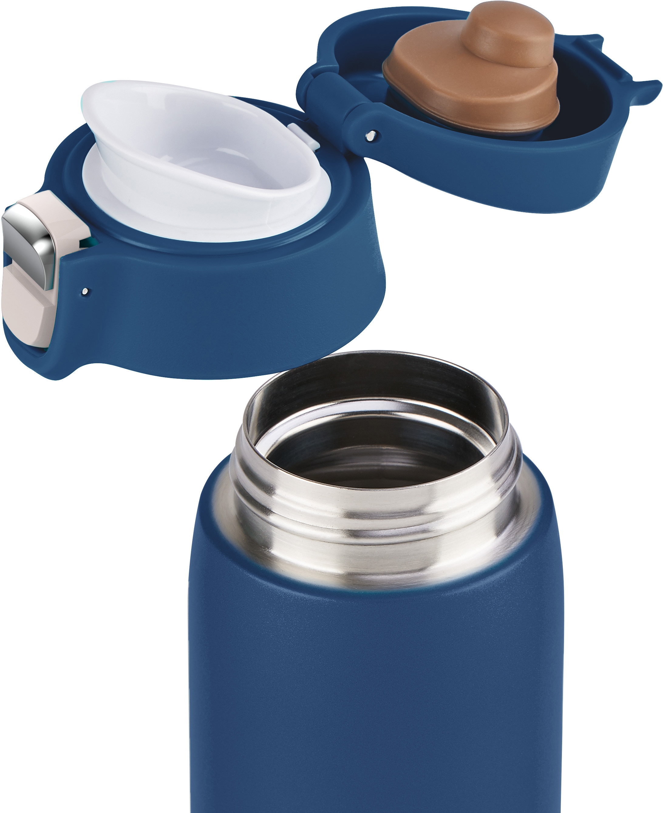 Emsa Thermobecher »Travel Mug Light«, 0,4L, Edelstahl, 100% dicht, 8h warm/16h kalt