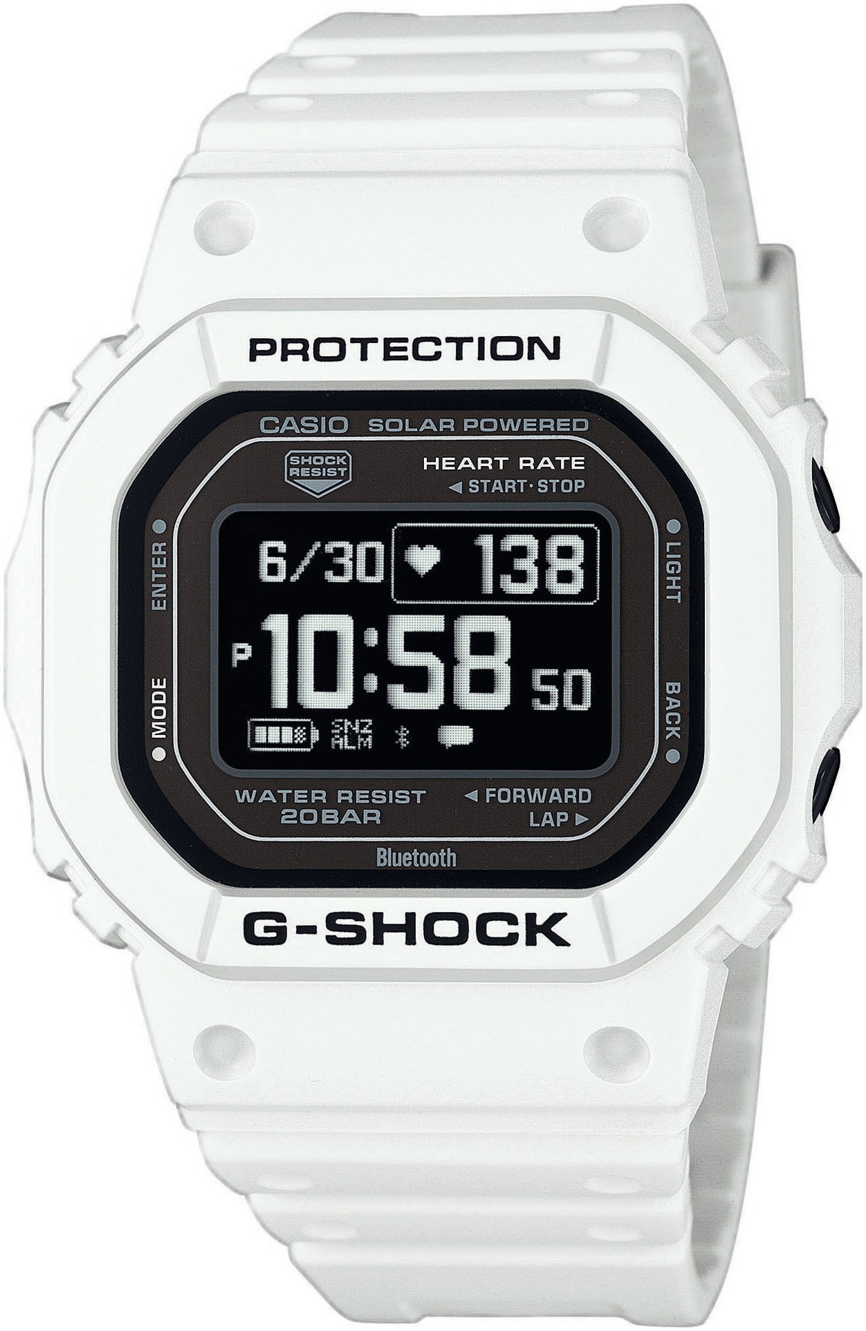 CASIO G-SHOCK Smartwatch, (Solaruhr, Armbanduhr, Damen, Herren, Schrittzähler, Timer)