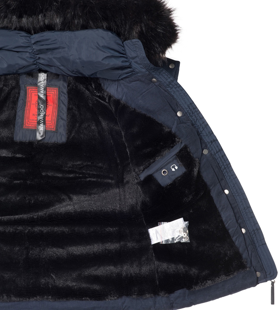 Navahoo Steppjacke »Chloe«, hochwertige Winterjacke mit abnehmbarer Kapuze  online bestellen | BAUR