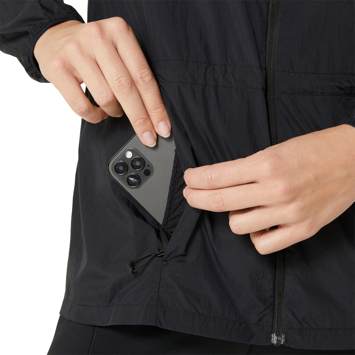 Asics Laufjacke »ROAD PACKABLE JACKET«, mit Kapuze
