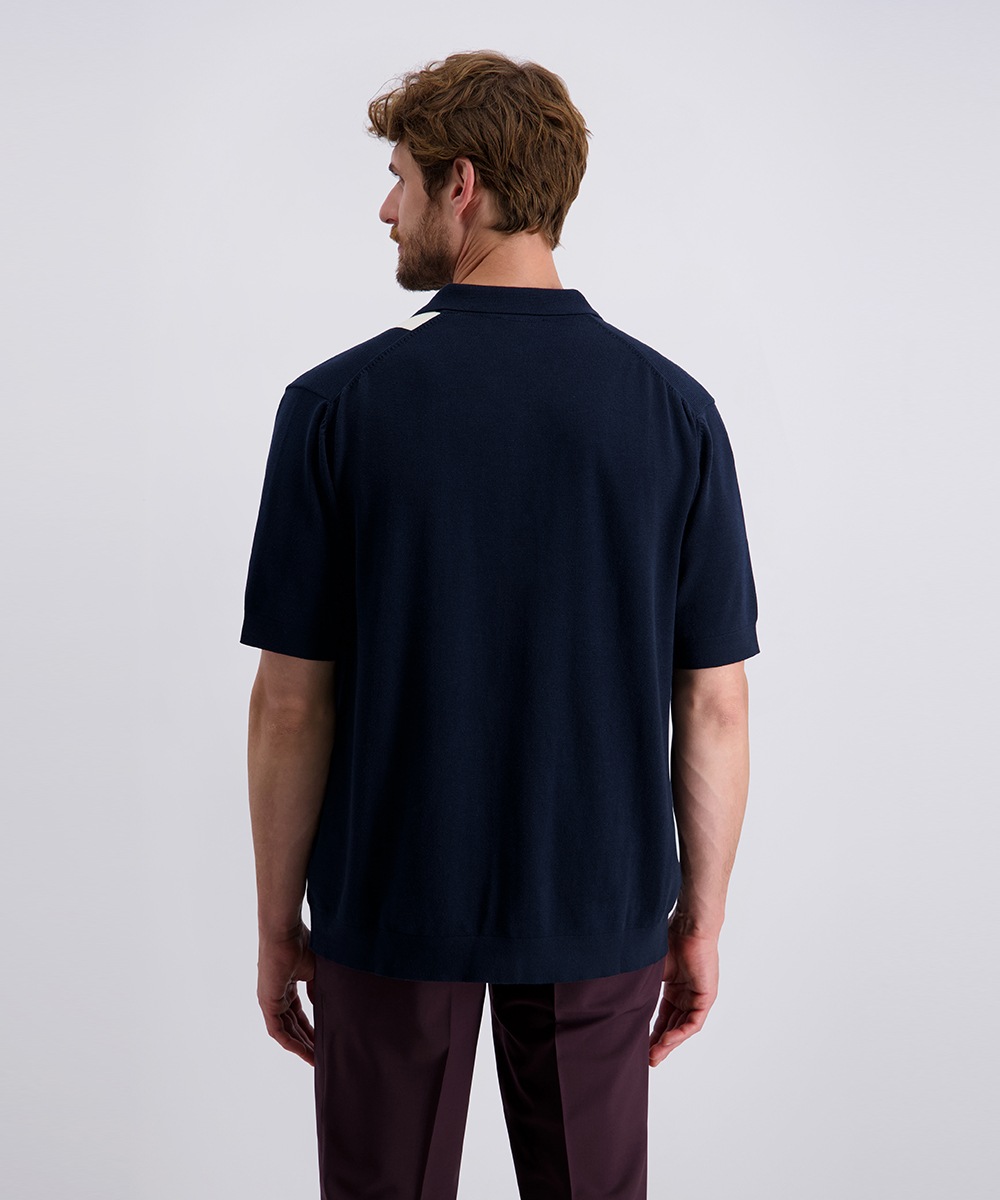 Thumbnail - Pierre Cardin Poloshirt mit durchgehender Knopfleiste