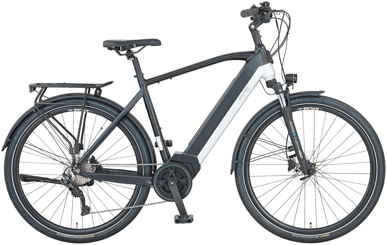 Prophete E-Bike "Entdecker 5.0", 10 Gang, Shimano, Deore, Mittelmotor 250 W, Pedelec, Elektrofahrrad für Herren