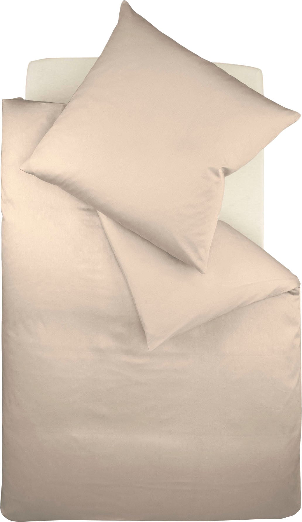 fleuresse Bettwäsche "Colours in 135x200, 155x220 oder 200x200 cm" 2 Stk. Bettwäsche aus 100% Baumwolle, uni, mit Reißverschluss