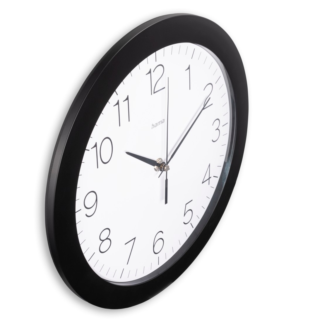Hama Funkwanduhr »DCF-Funkwanduhr "Teneriffa", Ø 30 cm«, automatische Zeitanpassung