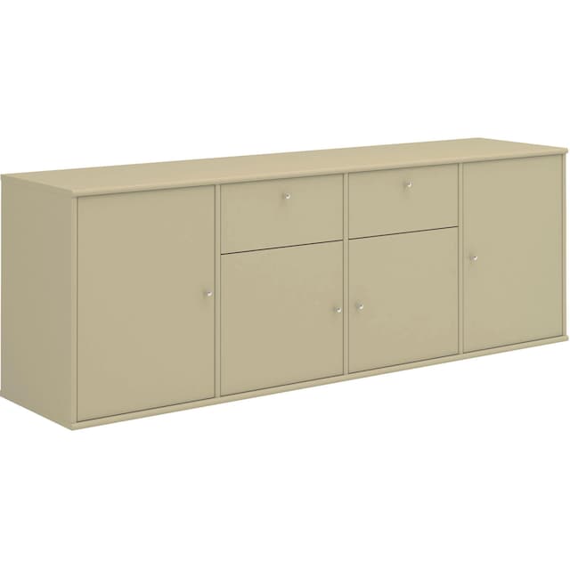 Hammel Furniture Sideboard »Mistral, Hochwertig Schrank, hängend/stehend  montierbar«, mit Türen und Schubladen, B: 177 cm, anpassungsbar Designmöbel  | BAUR