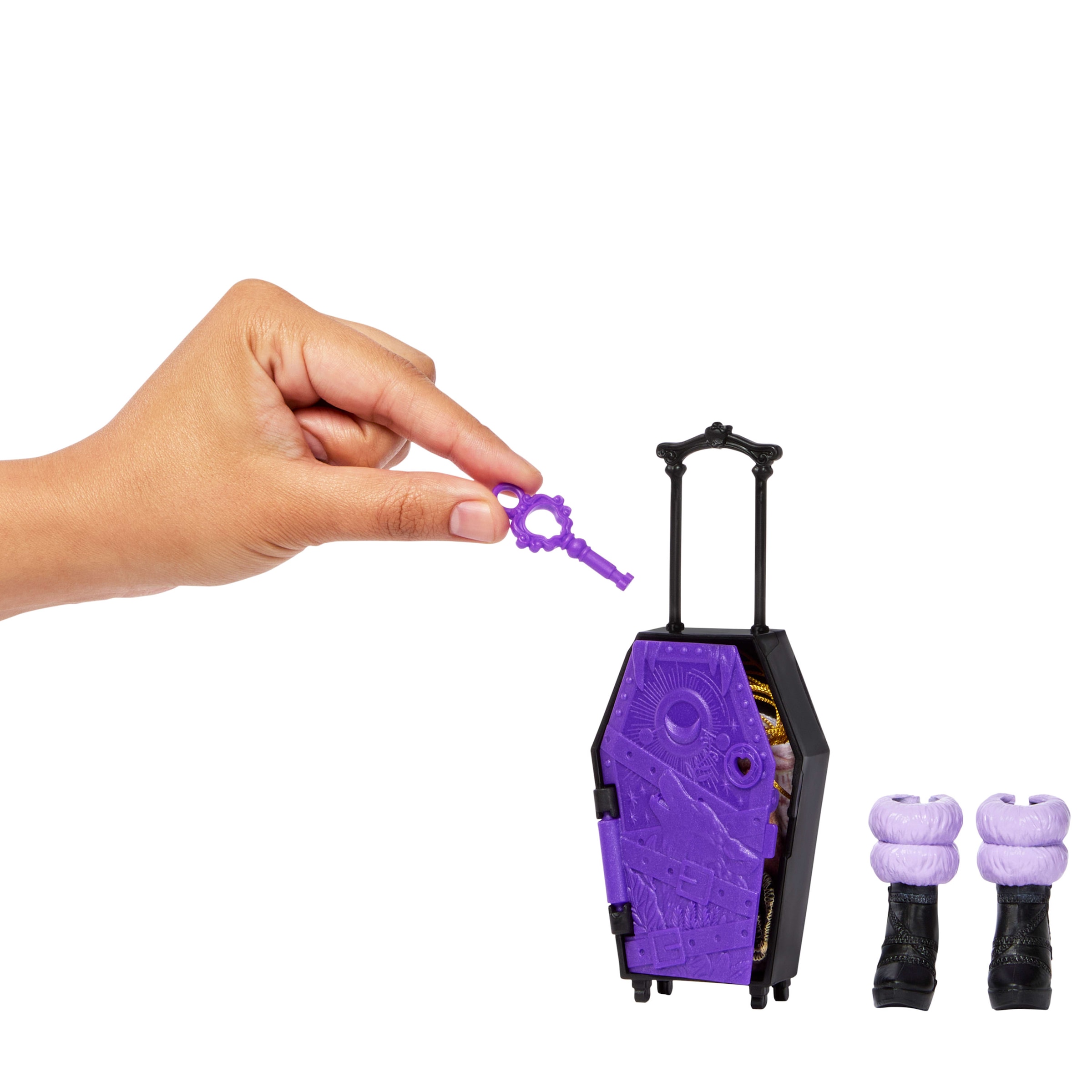 MonsterHigh™ Anziehpuppe »Monster High Skulltimate Secrets Hütten-Gruselurlaub, Clawdeen Wolf«