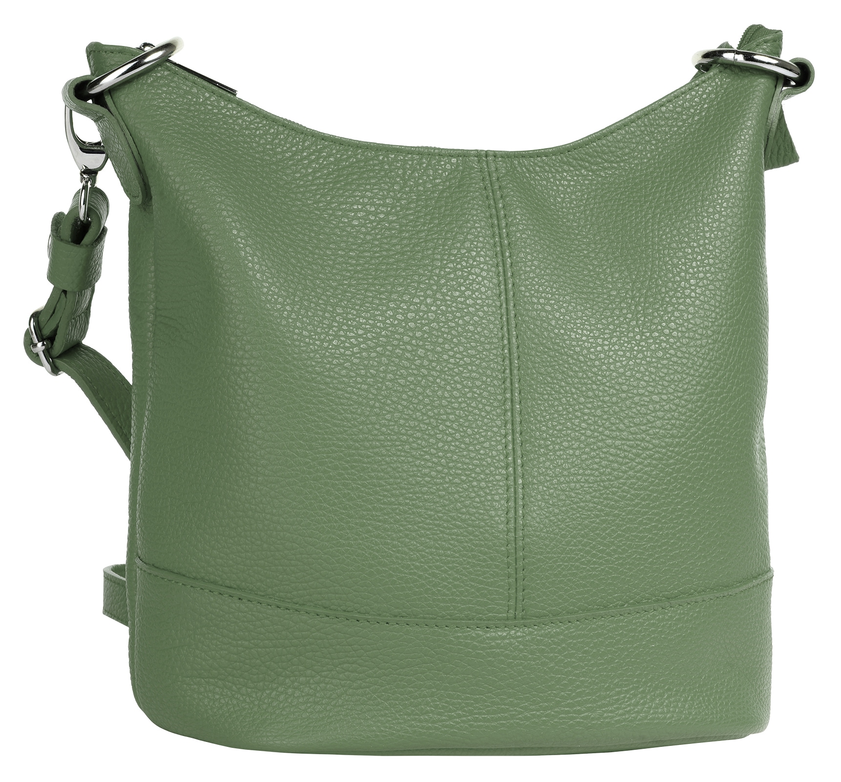 Cluty Umhängetasche, echt Leder, Made in Italy