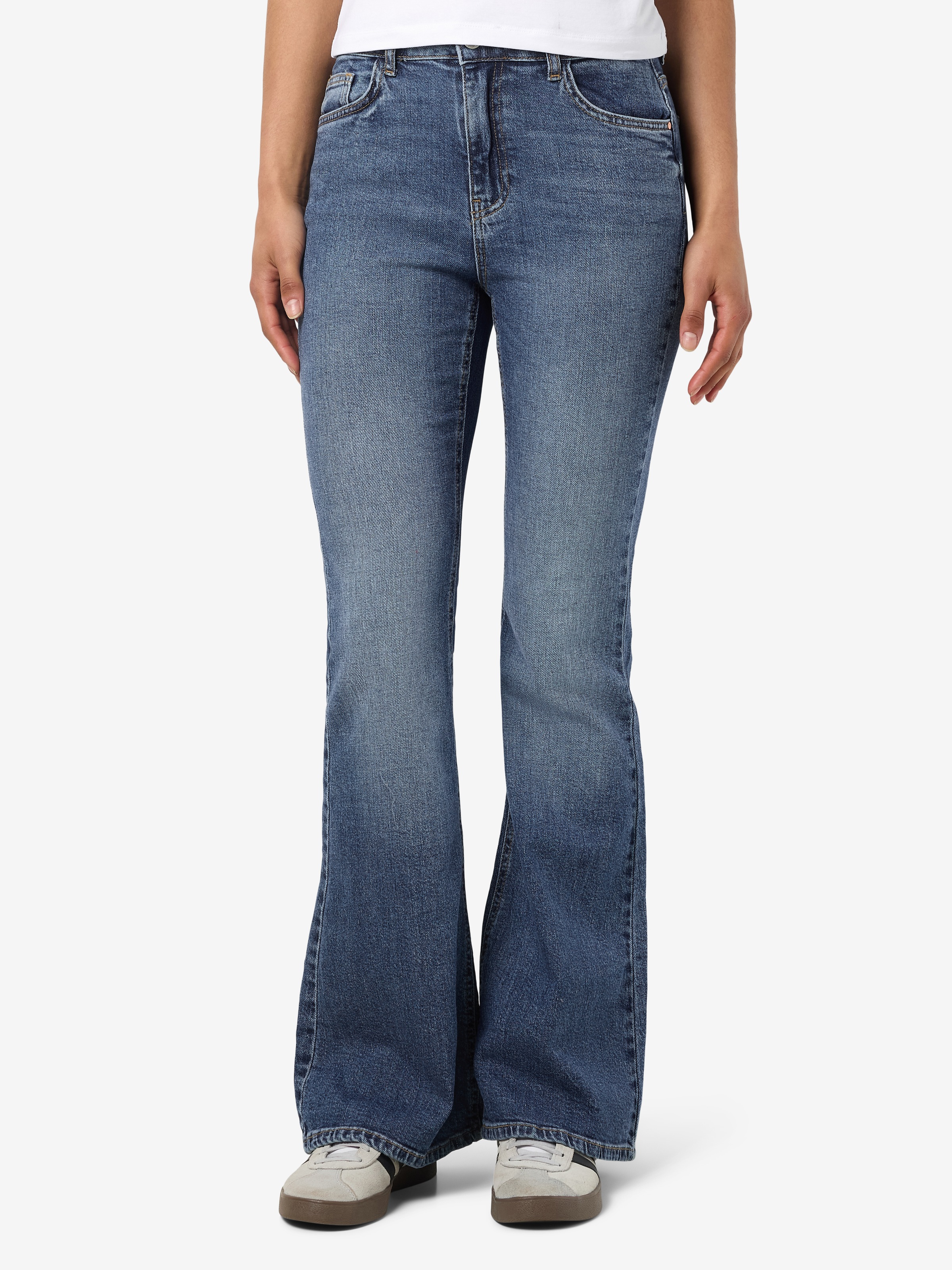Noisy may Bootcut-Jeans "NMKAREEN HW FLARE LEG JEANS AZ436MB NOOS" günstig online kaufen