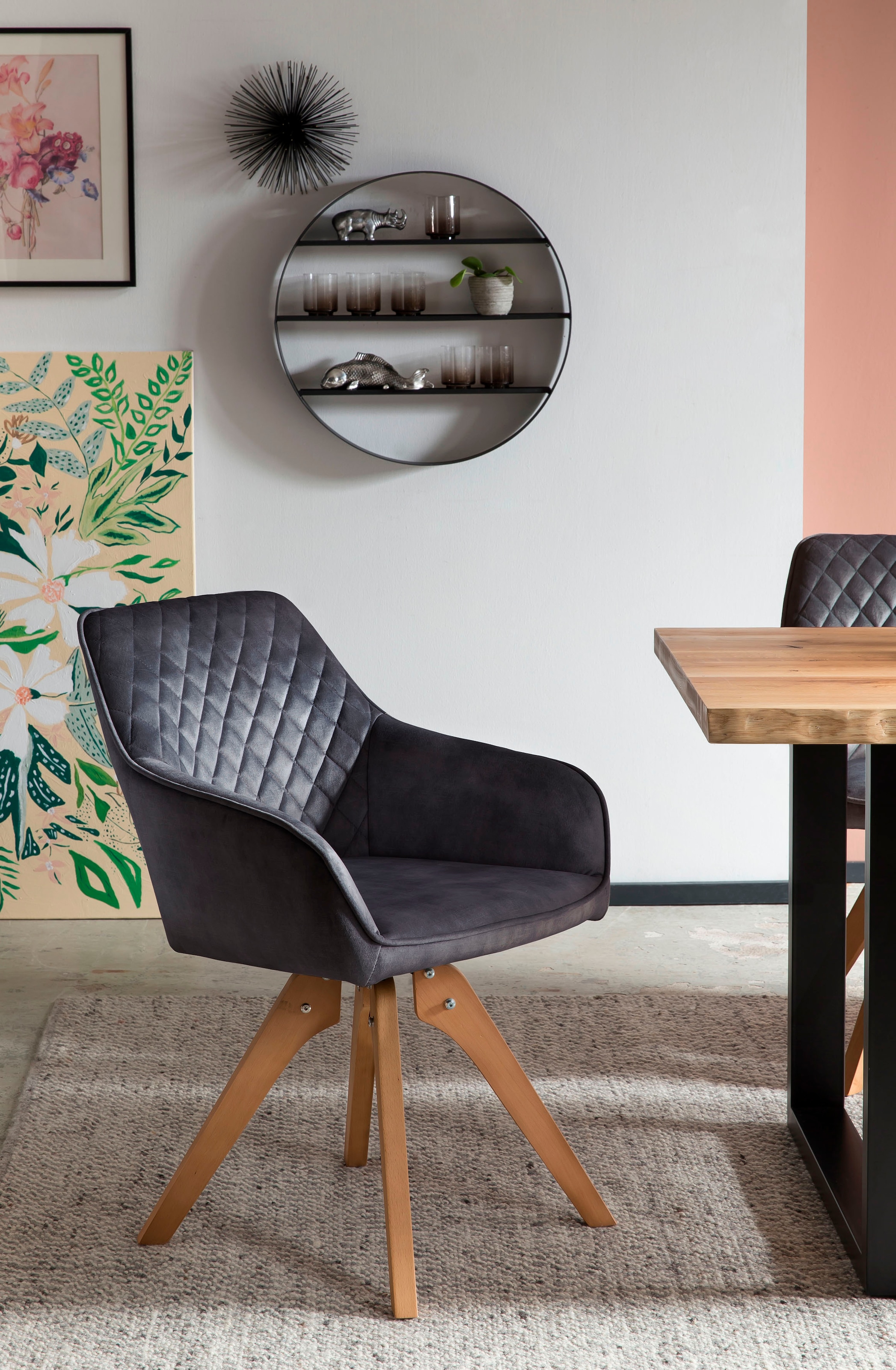 SalesFever Armlehnstuhl "Växjö - Esszimmerstuhl Komfort und Stil" () 1 Stk. günstig online kaufen