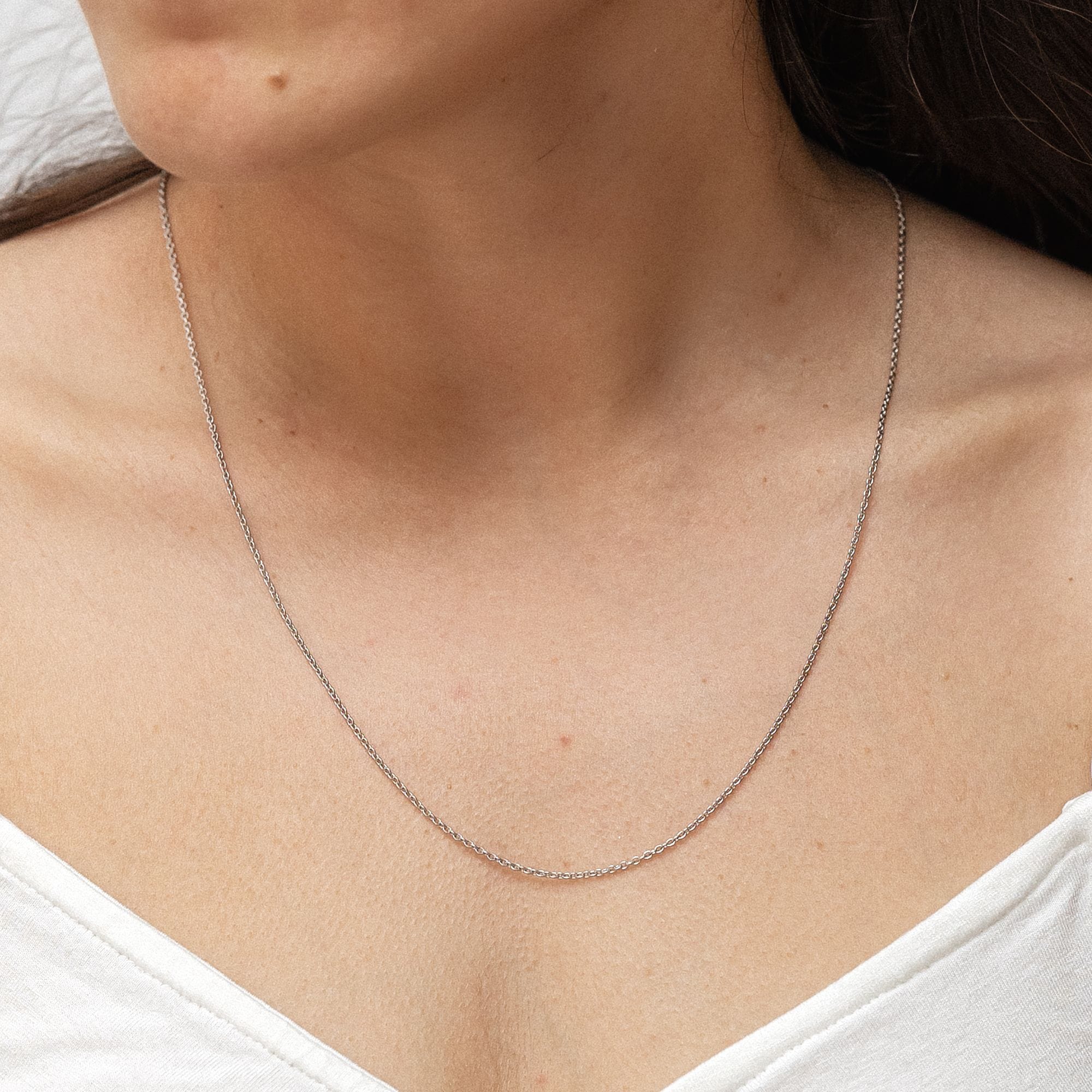 Vivance Collierkettchen »925/- Sterling Silber rhodiniert«