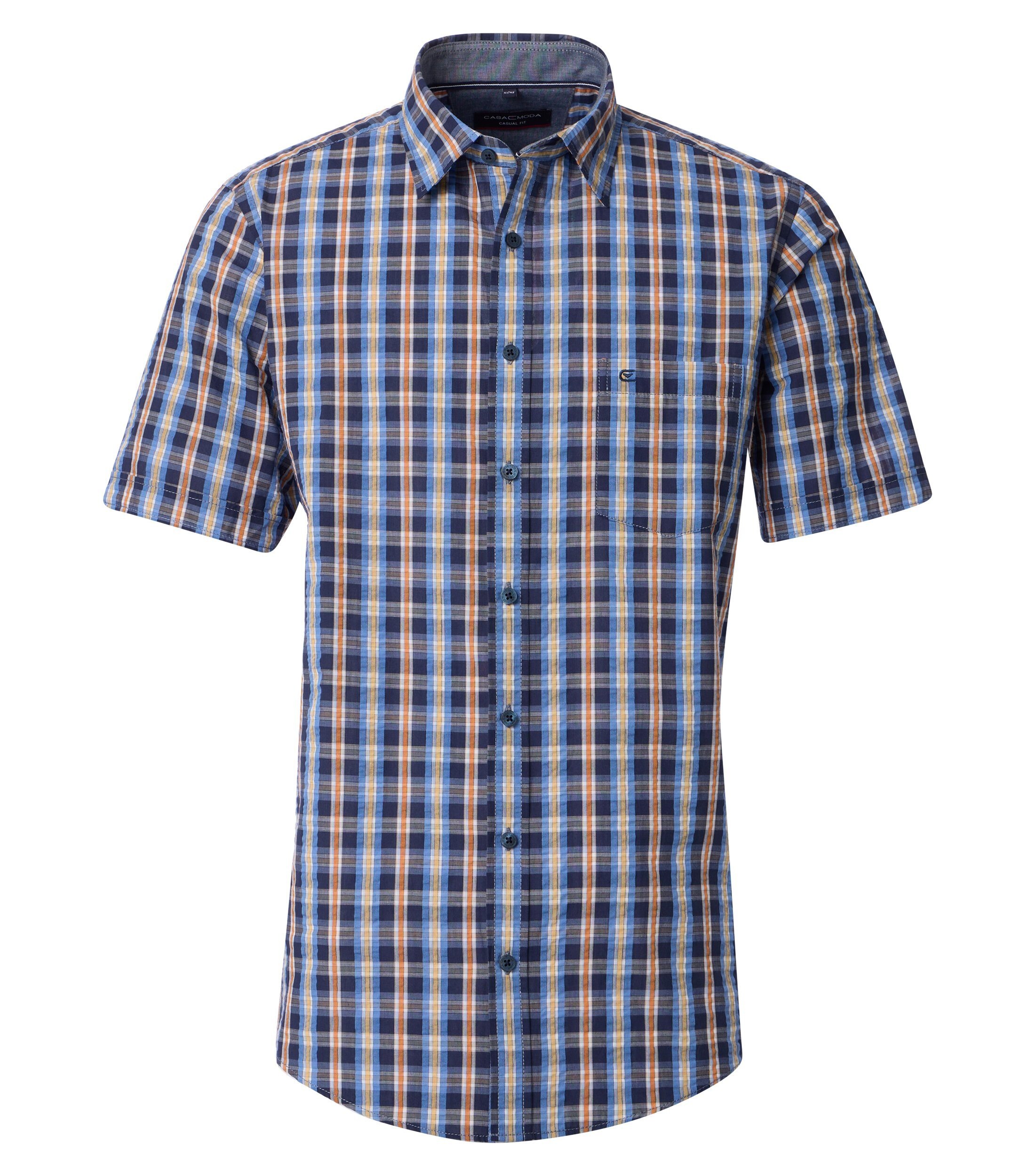 Thumbnail - CASAMODA Kurzarmhemd "CASAMODA Freizeithemd Kurzarm kariert"
