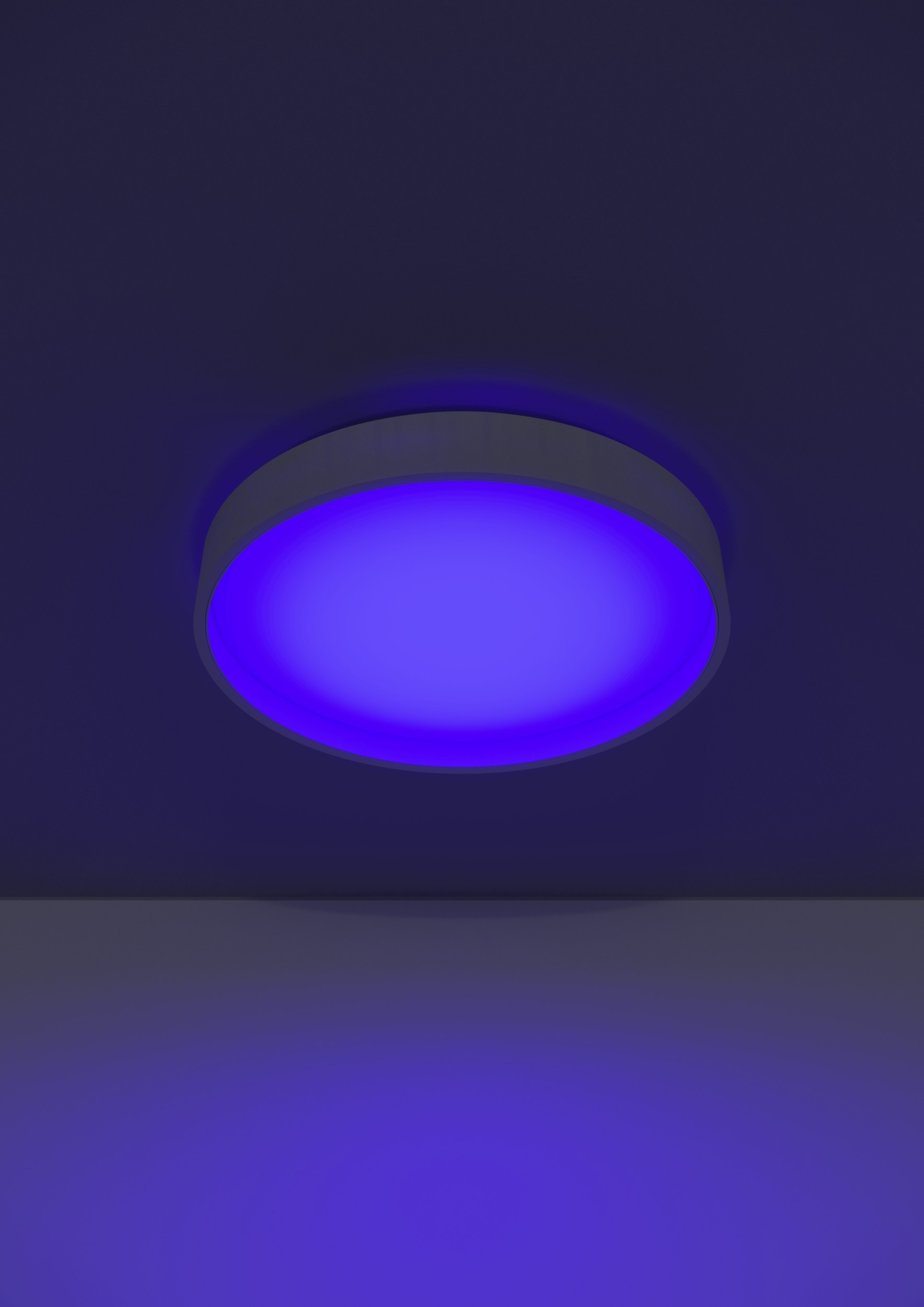 EGLO LED Deckenleuchte »MASSIGNANO-Z Deckenlampe, Disco-Modus, ZigBee 3.0, Wohnzimmerlampe« LED-Modul 1 Stk. RGB | warmweiß - kaltweiß Fernbedienung inkl., App / Sprachsteuerung Alexa, H: 6,5cm x D: 40 cm