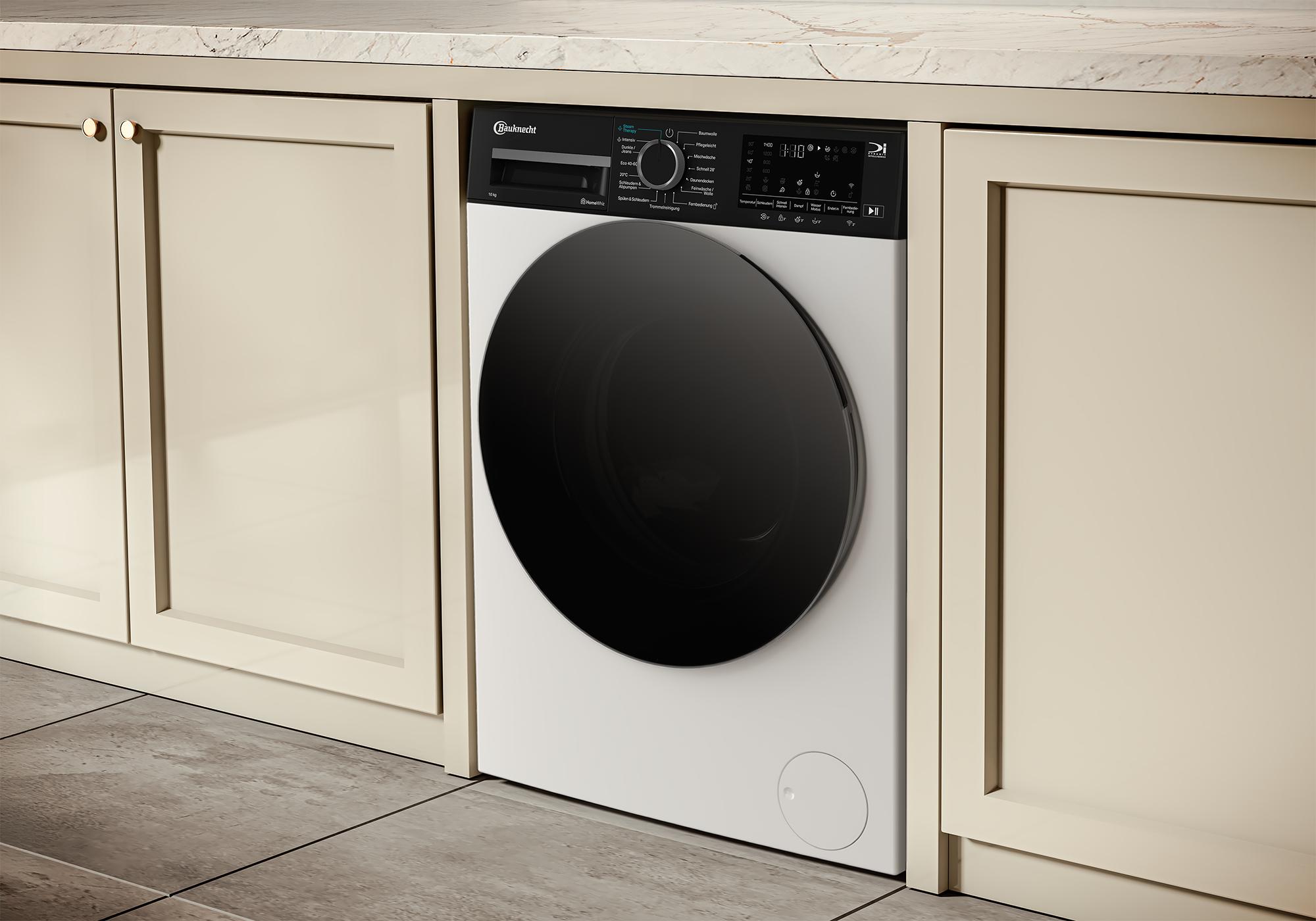 BAUKNECHT Waschmaschine »B WM Smart Eco 10A« 10 kg 1400 U/min Adaptive Wash – Intelligente Anpassung für perfekte Waschergebnisse