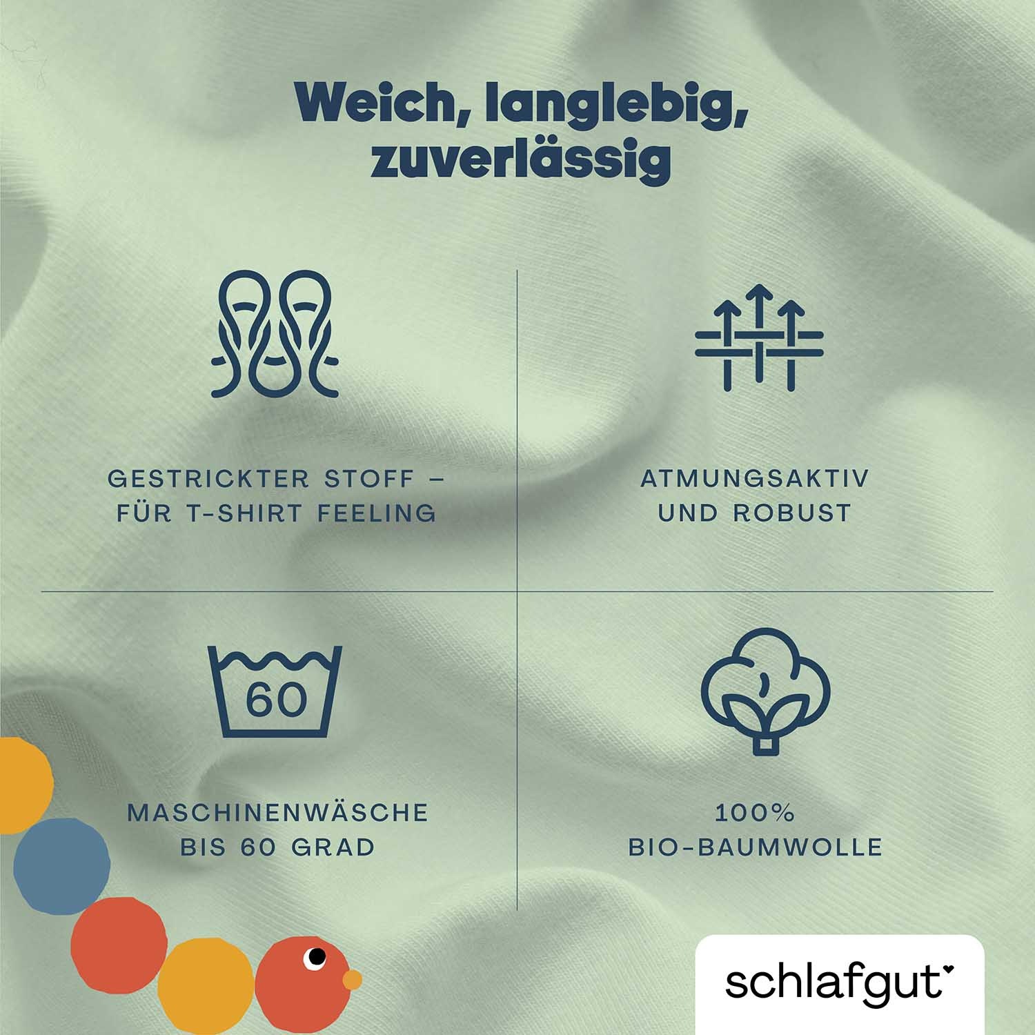 Schlafgut Spannbettlaken »Casual Mini Spannbettlaken«, für Kinder, MADE IN GREEN by OEKO-TEX®