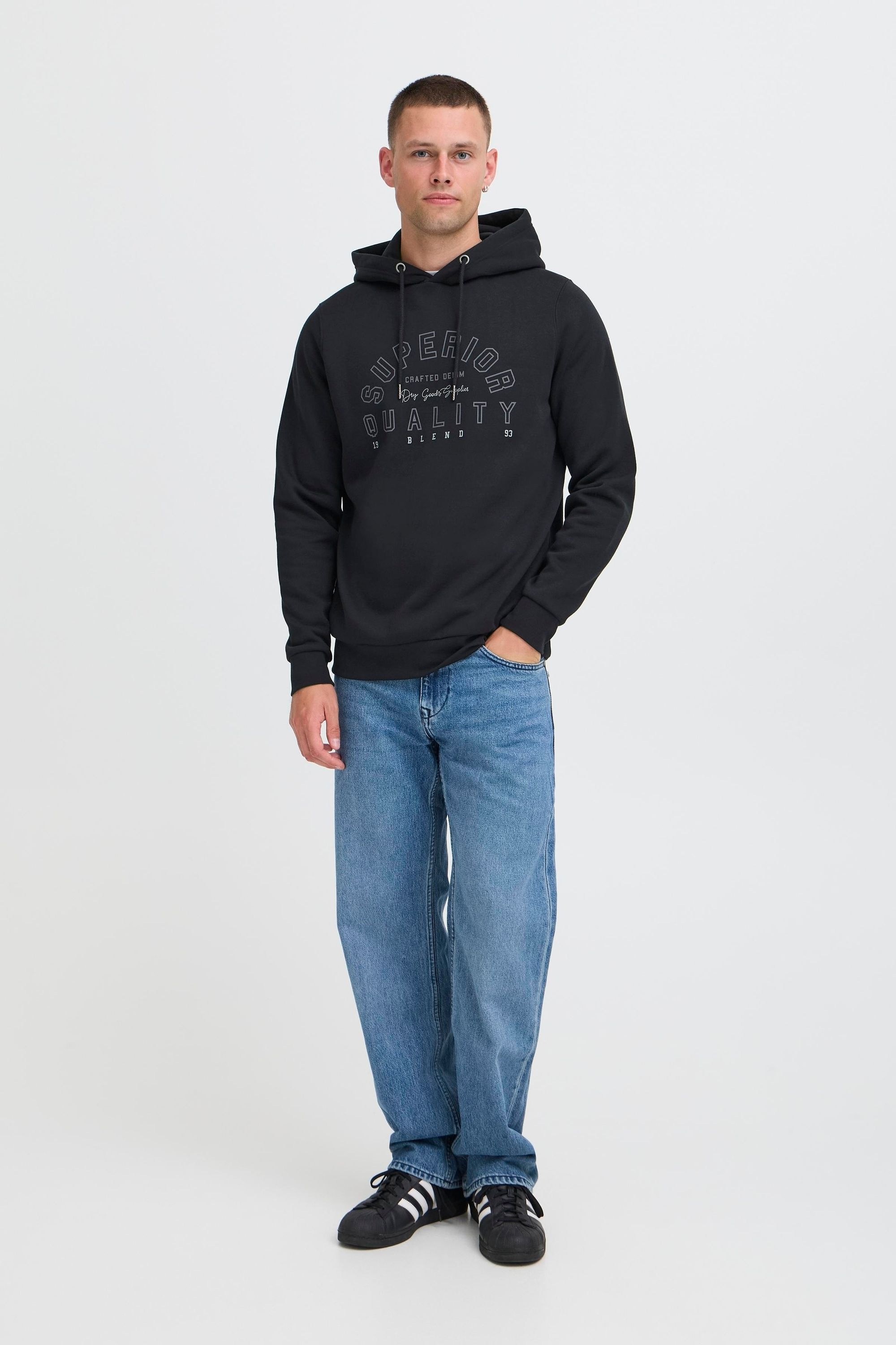 Blend BHSuno Kapuzenpullover Schwarz Gr. S 4