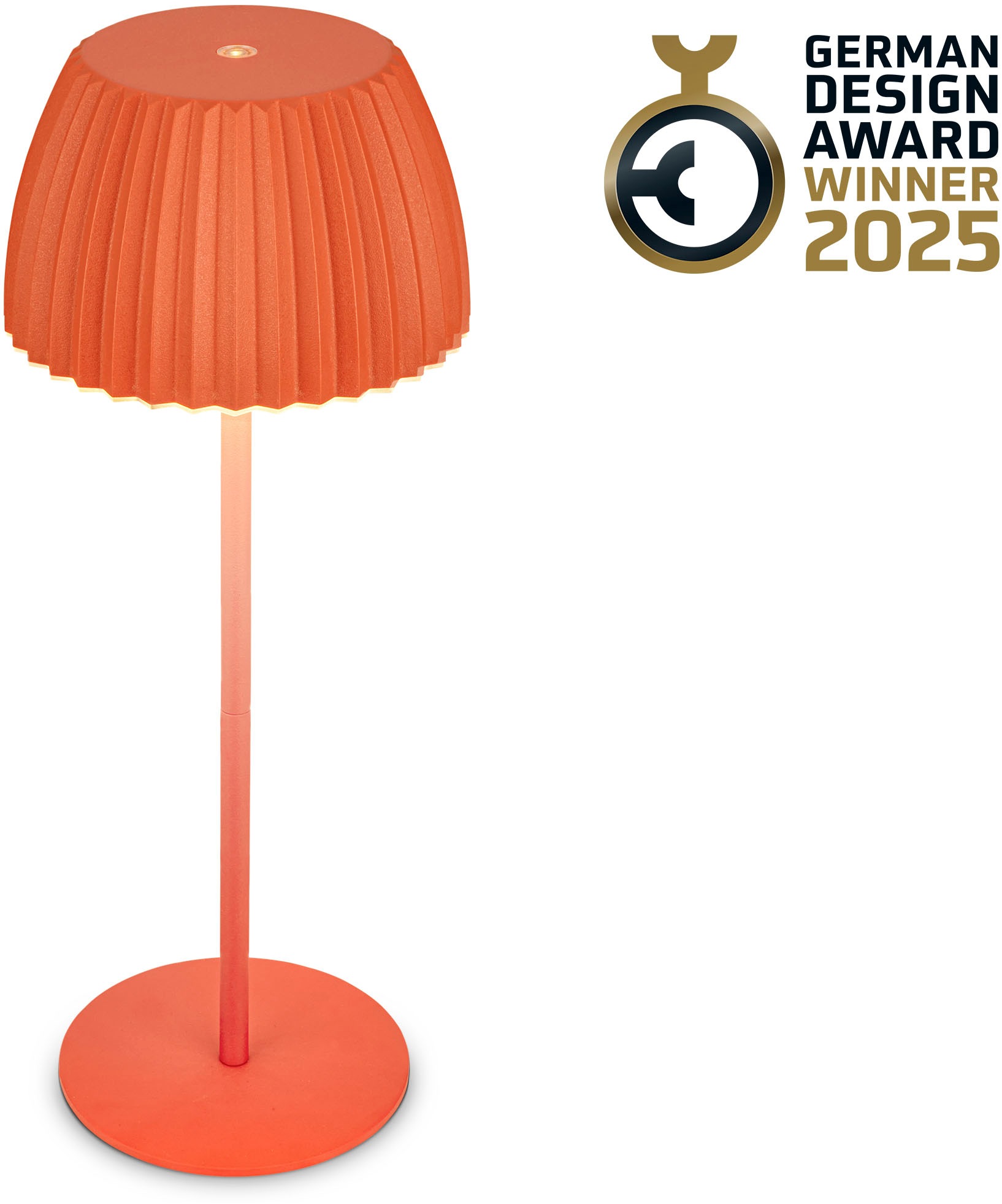 LED Tischleuchte "Akku LED Tischleuchte", orange, BRILONER LEUCHTEN, Leuchten