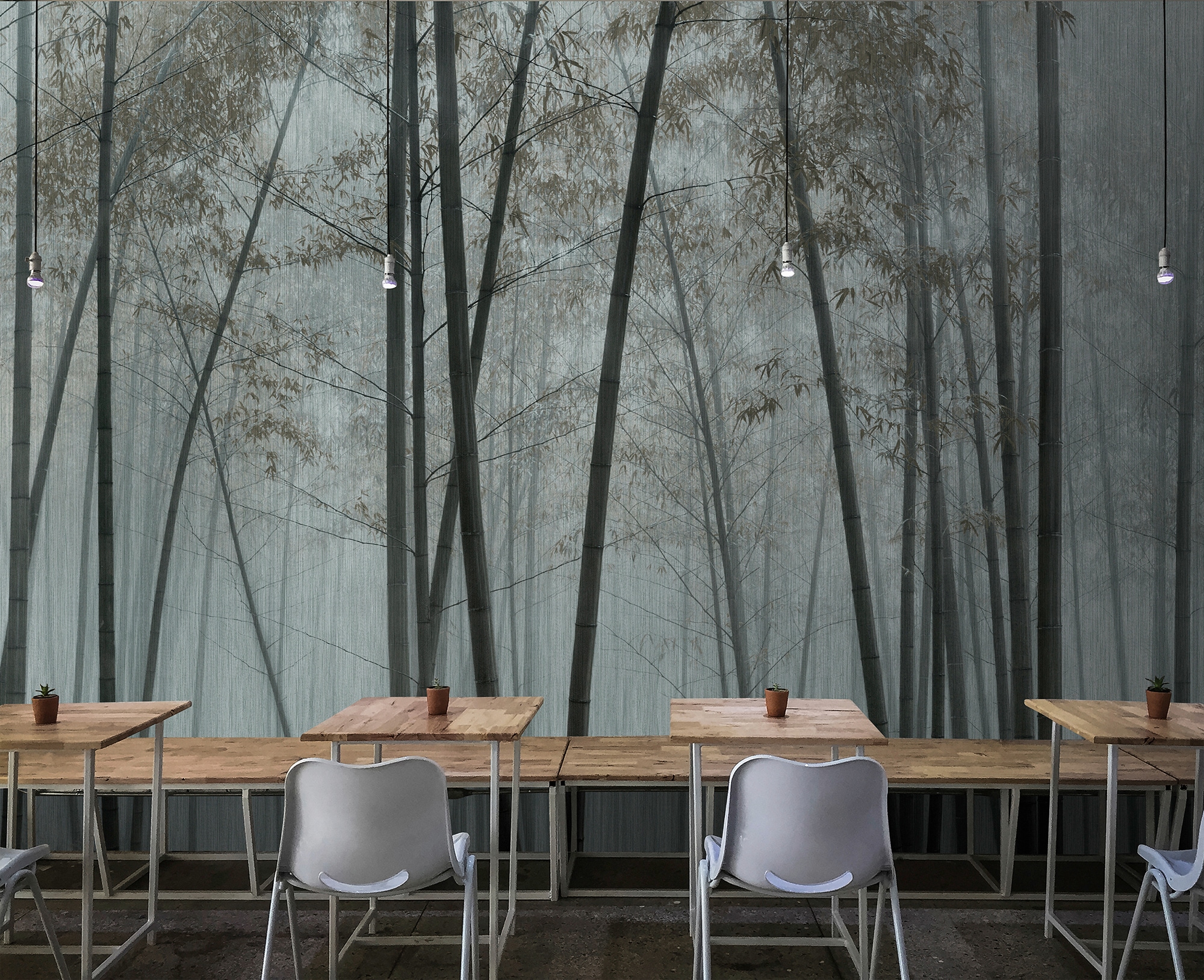 living walls Fototapete "Walls by Patel In The Bamboo" glatt Vlies, Wand