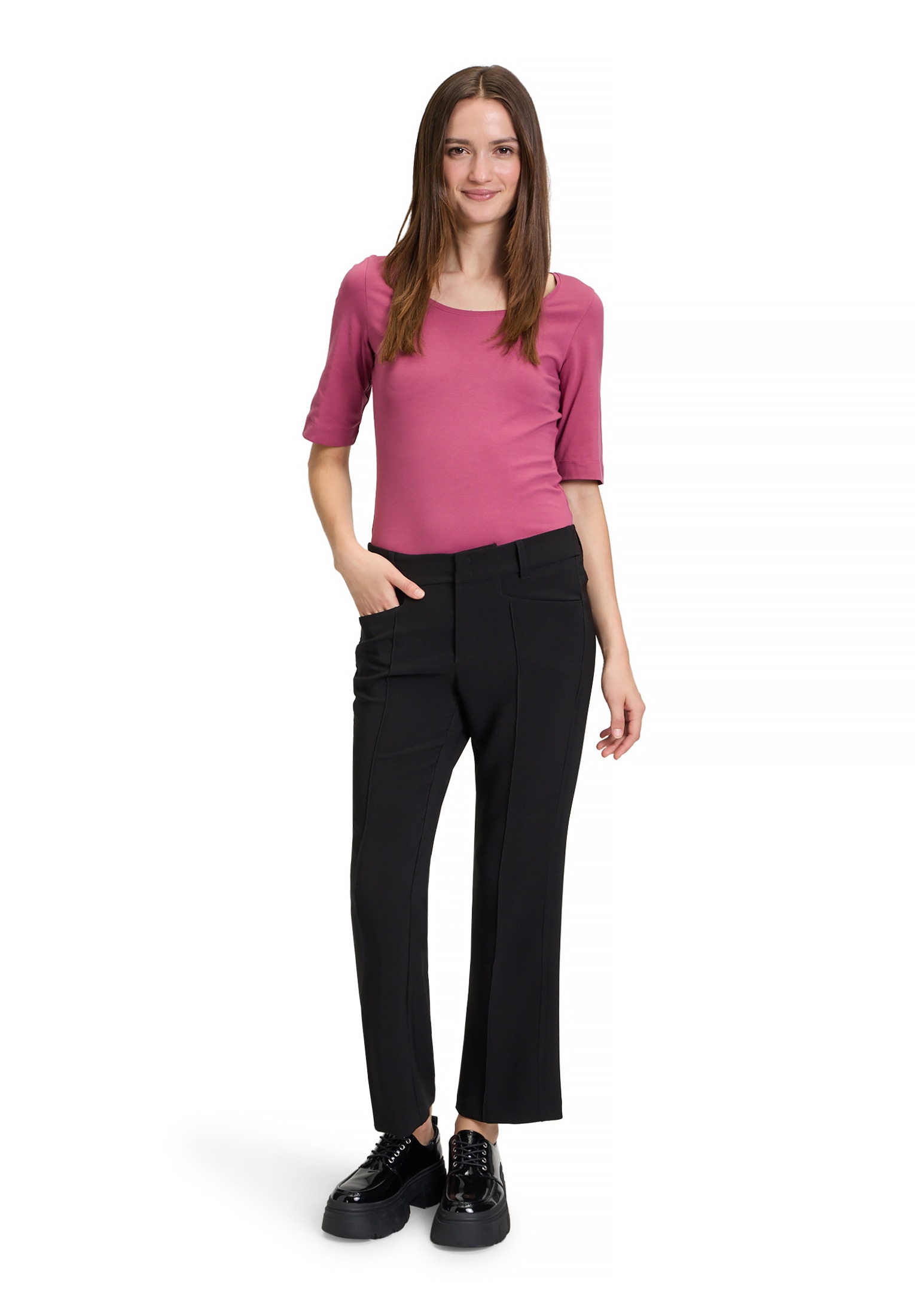 Cartoon Kurzarmshirt »Cartoon Damen Basic Shirt mit Rundhalsausschnitt«, (1 tlg.), Form