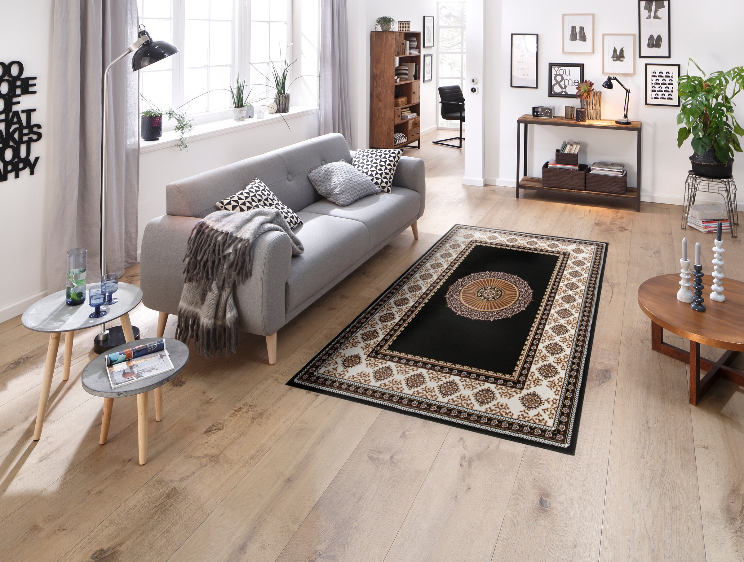 OTTO home Teppich "Shari, Made in Belgium" rechteckig 7 mm Höhe Orient-Opti günstig online kaufen