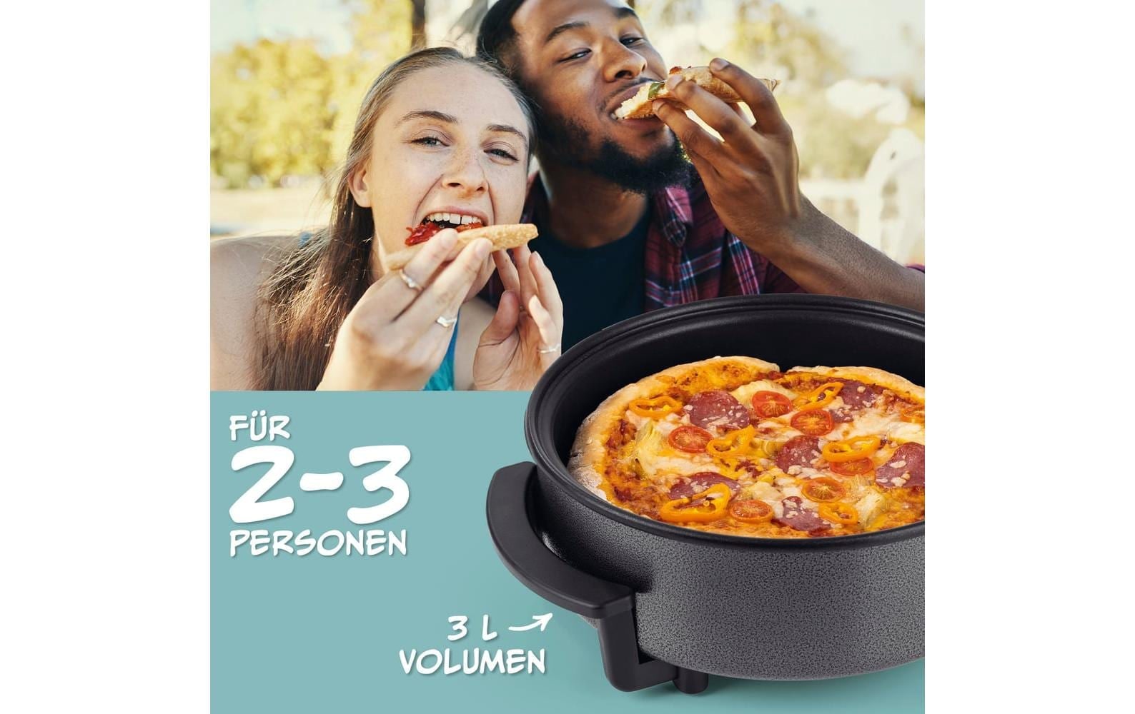 GOURMETmaxx Elektrische Multipfanne »mit Deckel, 1500 W« 1500 W