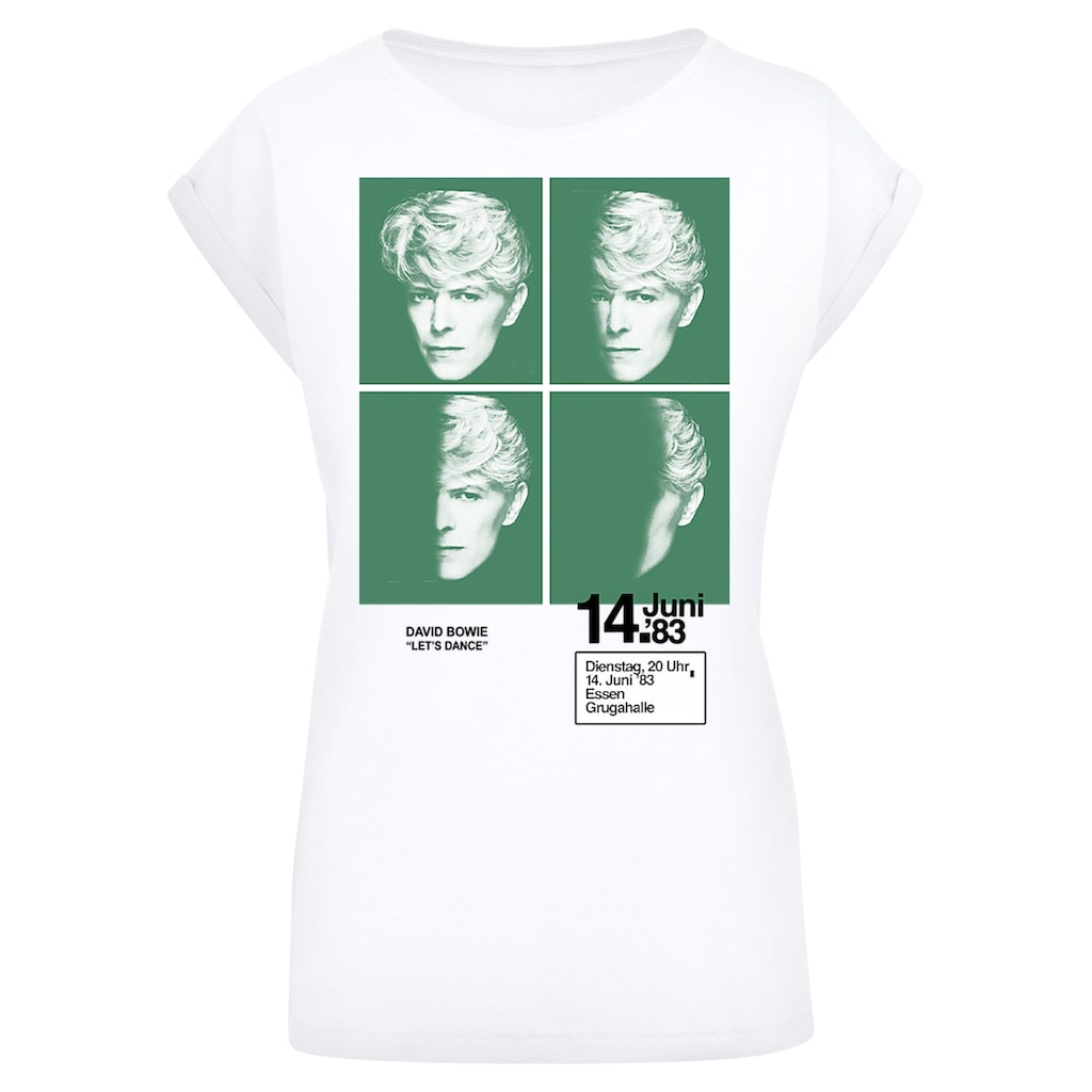 F4NT4STIC T-Shirt »David Bowie 1983 Concert Poster'«