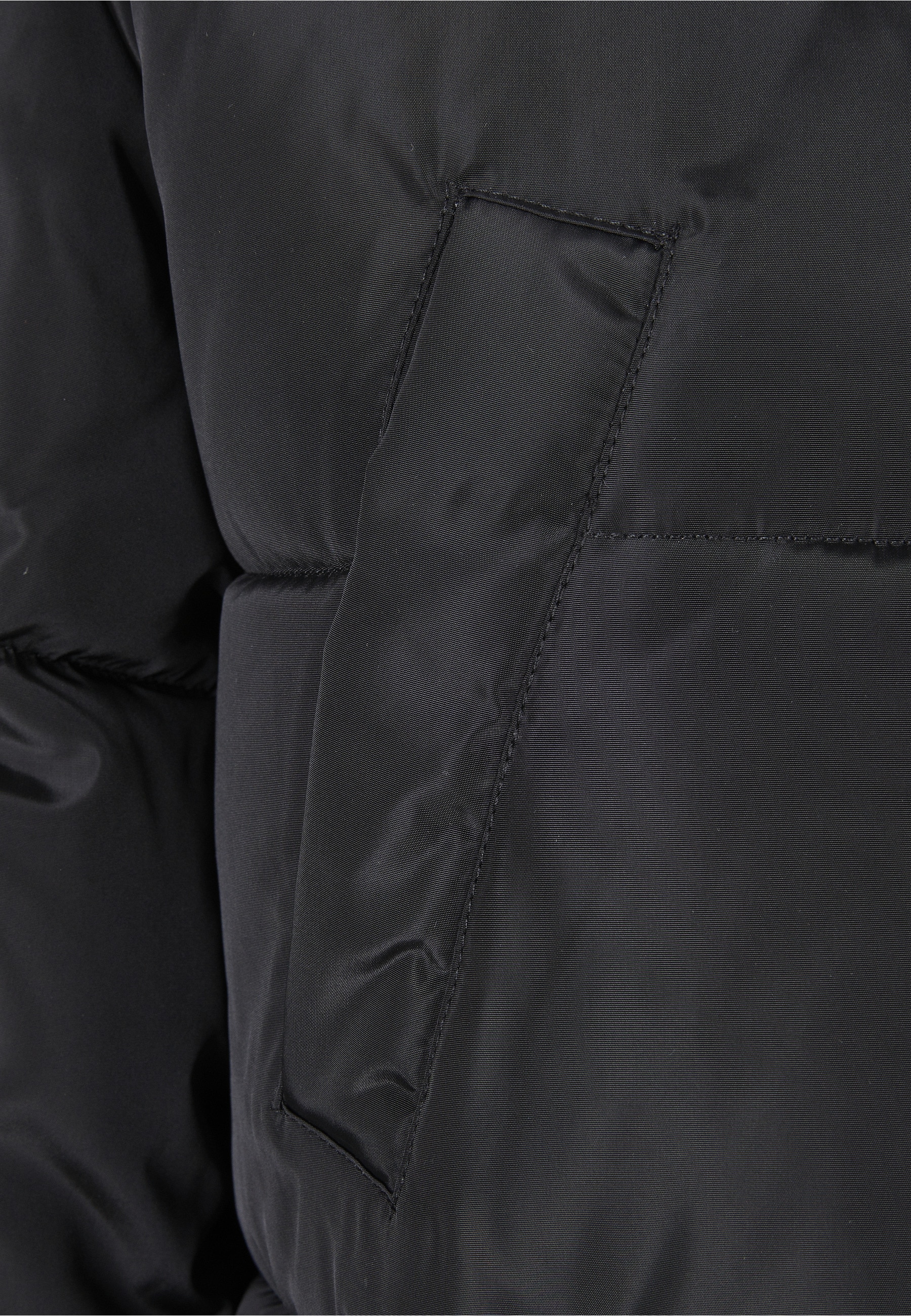 URBAN CLASSICS Winterjacke »Urban Classics Damen Ladies High Neck Puffer Coat« 1 Stk. tlg. ohne Kapuze