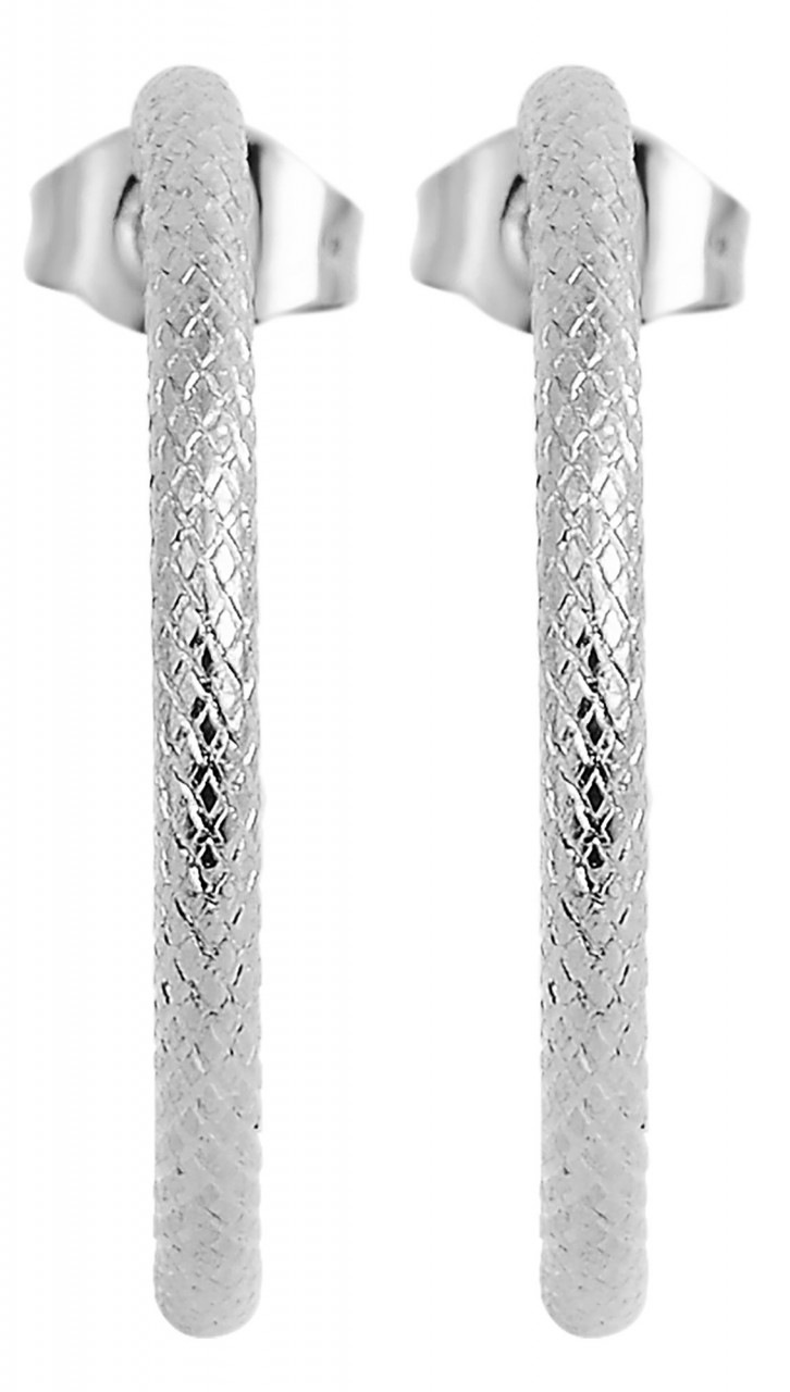 Adelia´s Paar Creolen »Neuheit 2025 - Damen Creolen aus mattem Edelstahl Ø 21 mm«