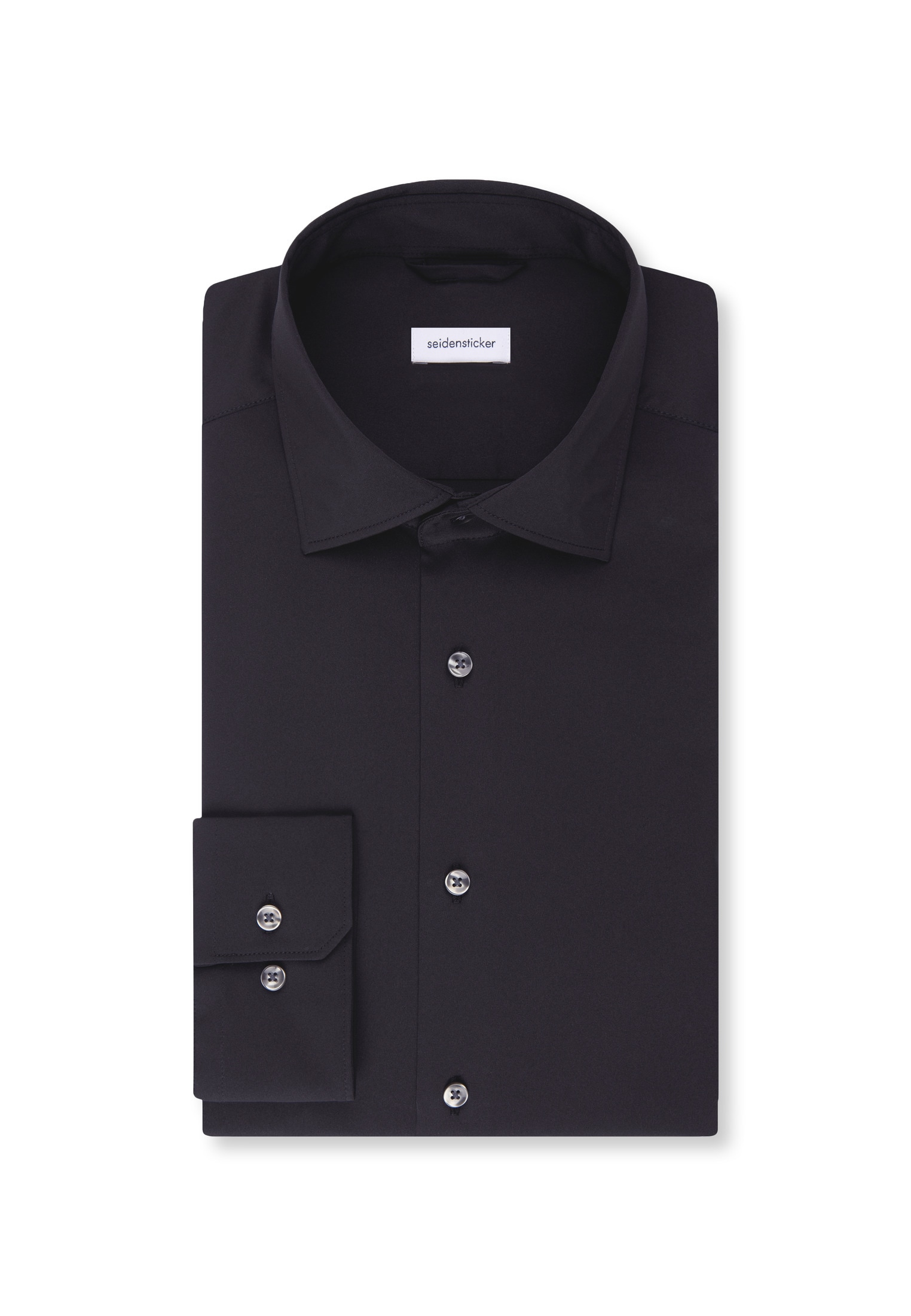 seidensticker Businesshemd »Schwarze Rose« Regular 1/1 Kentkragen Uni