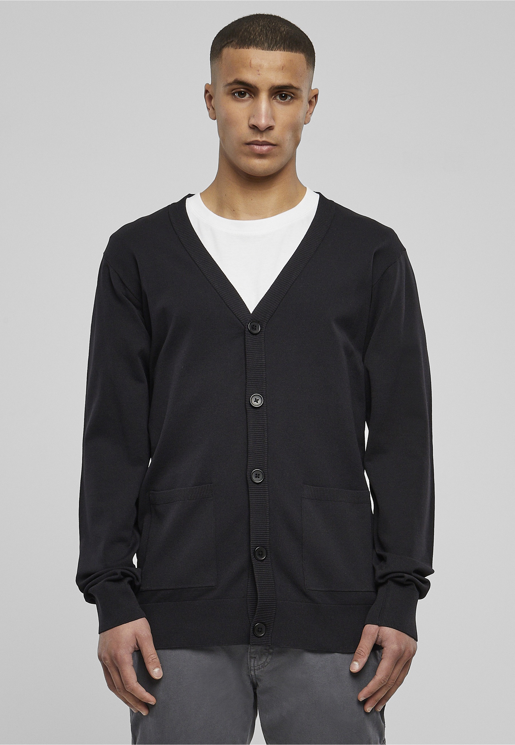 URBAN CLASSICS Cardigan »Urban Classics Herren Fine Cardigan« 1