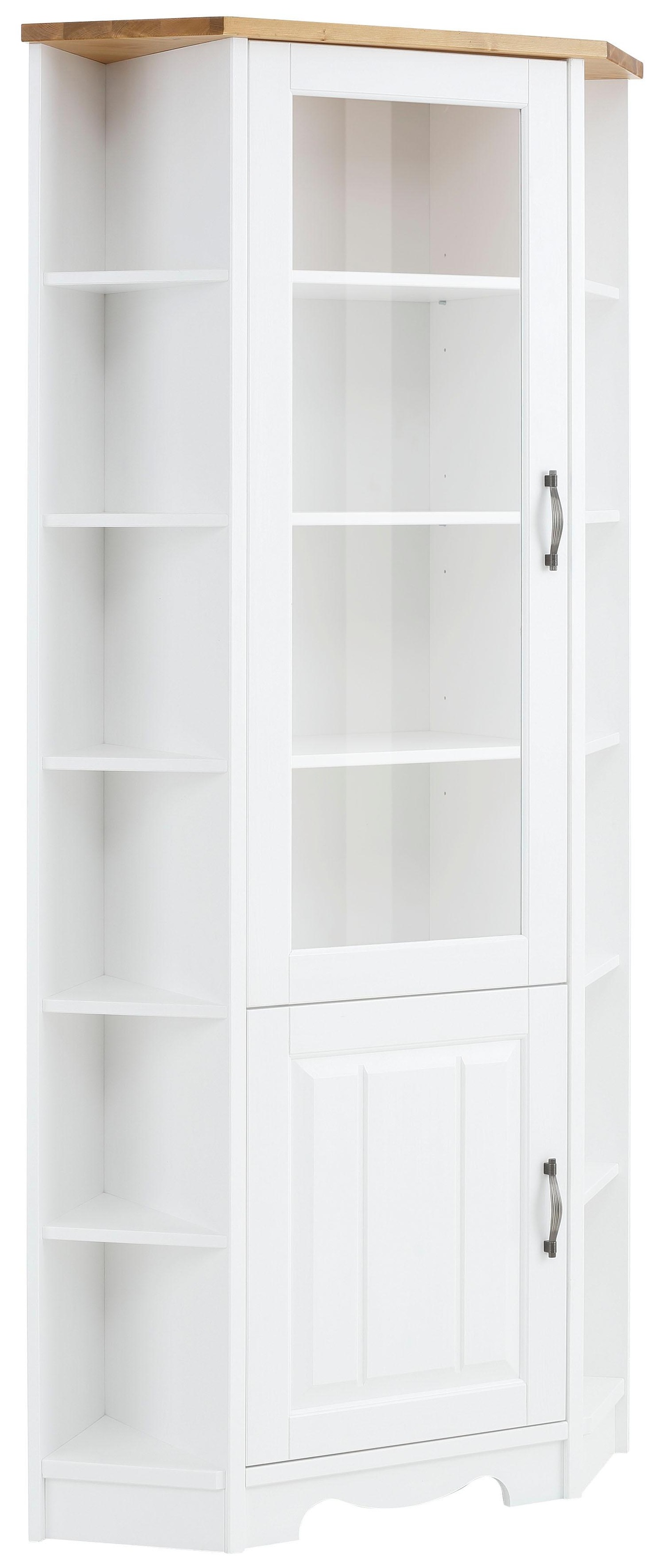 OTTO home Eckvitrine "Trinidad" Höhe 188 cm, FSC zertifiziertes Massivholz günstig online kaufen