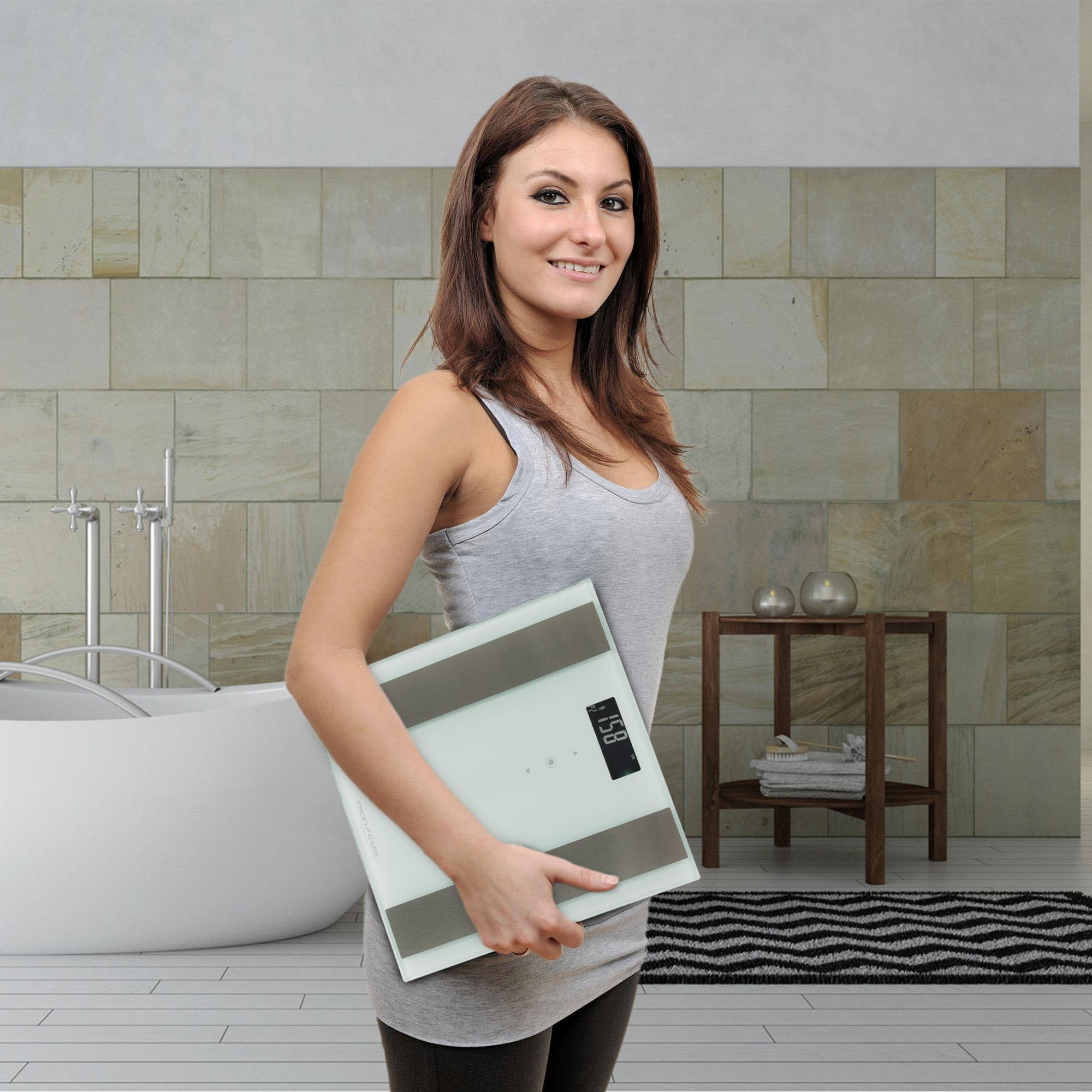 ProfiCare Körper-Analyse-Waage »PC-PW 3007 FA«, 8 in 1 Glas-Analyse-Waage in 2 Farben