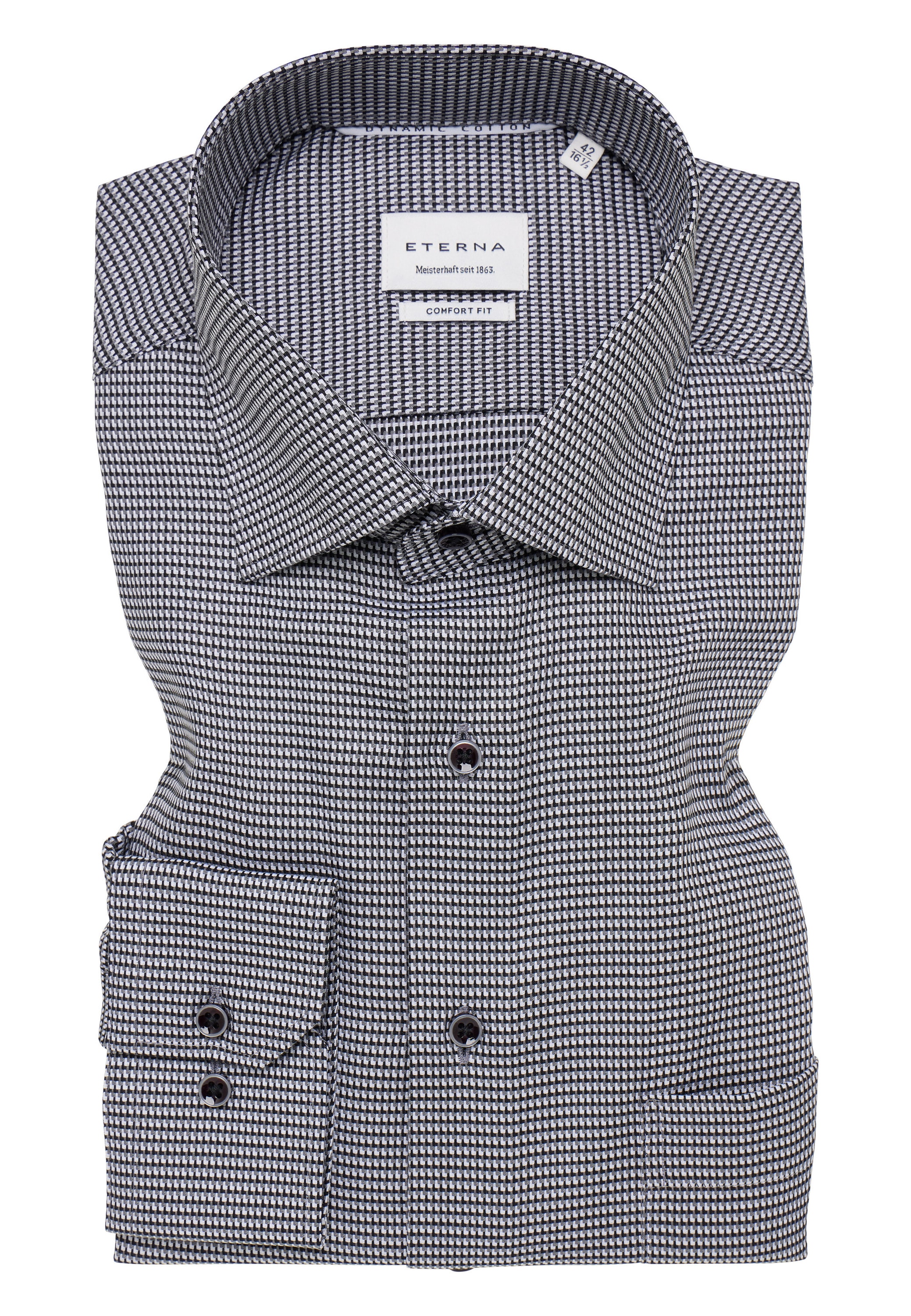Eterna Langarmhemd »COMFORT FIT«, NON IRON (bügelfrei)