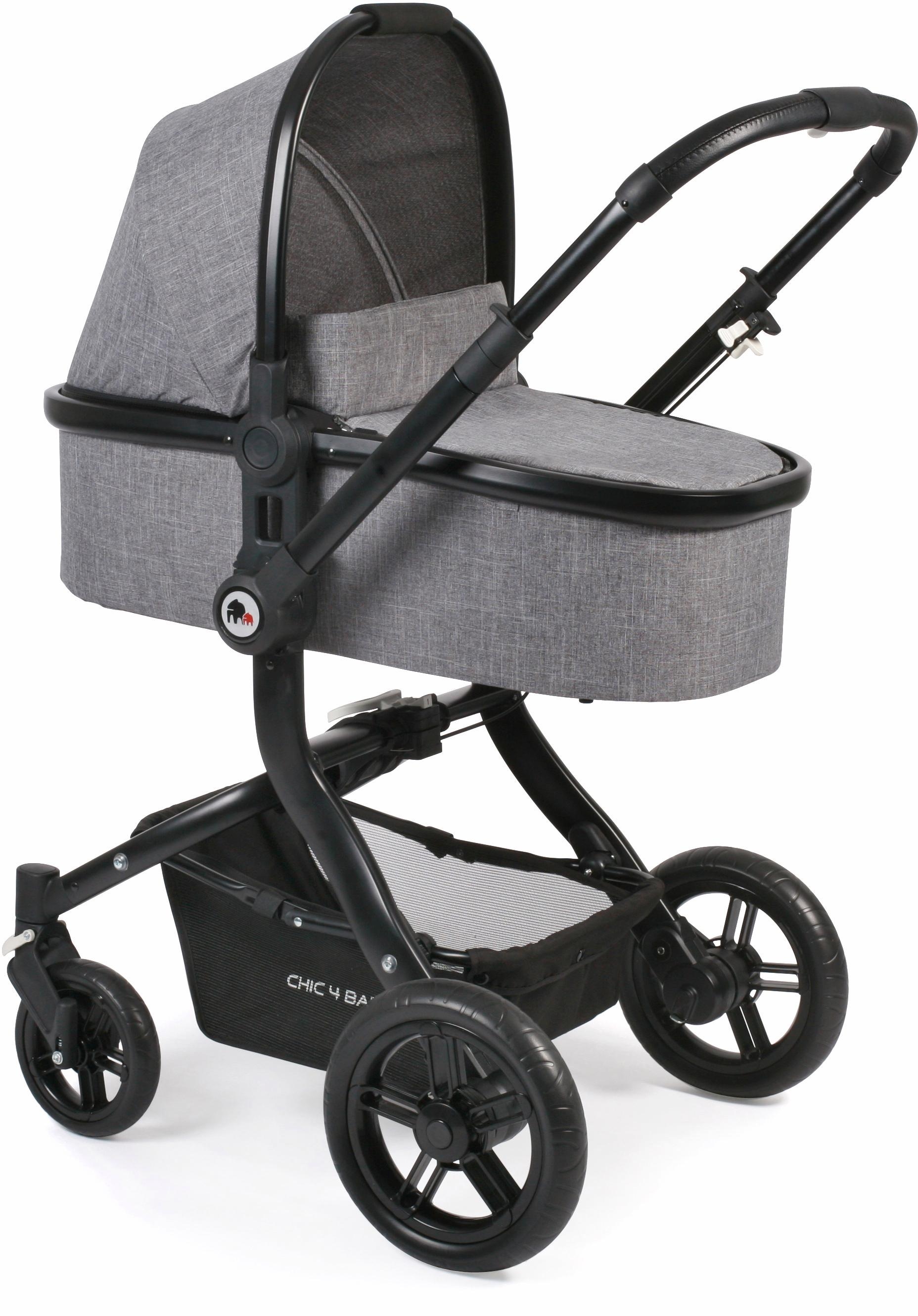 CHIC4BABY Kombi-Kinderwagen »Tano, grau«, 15 kg