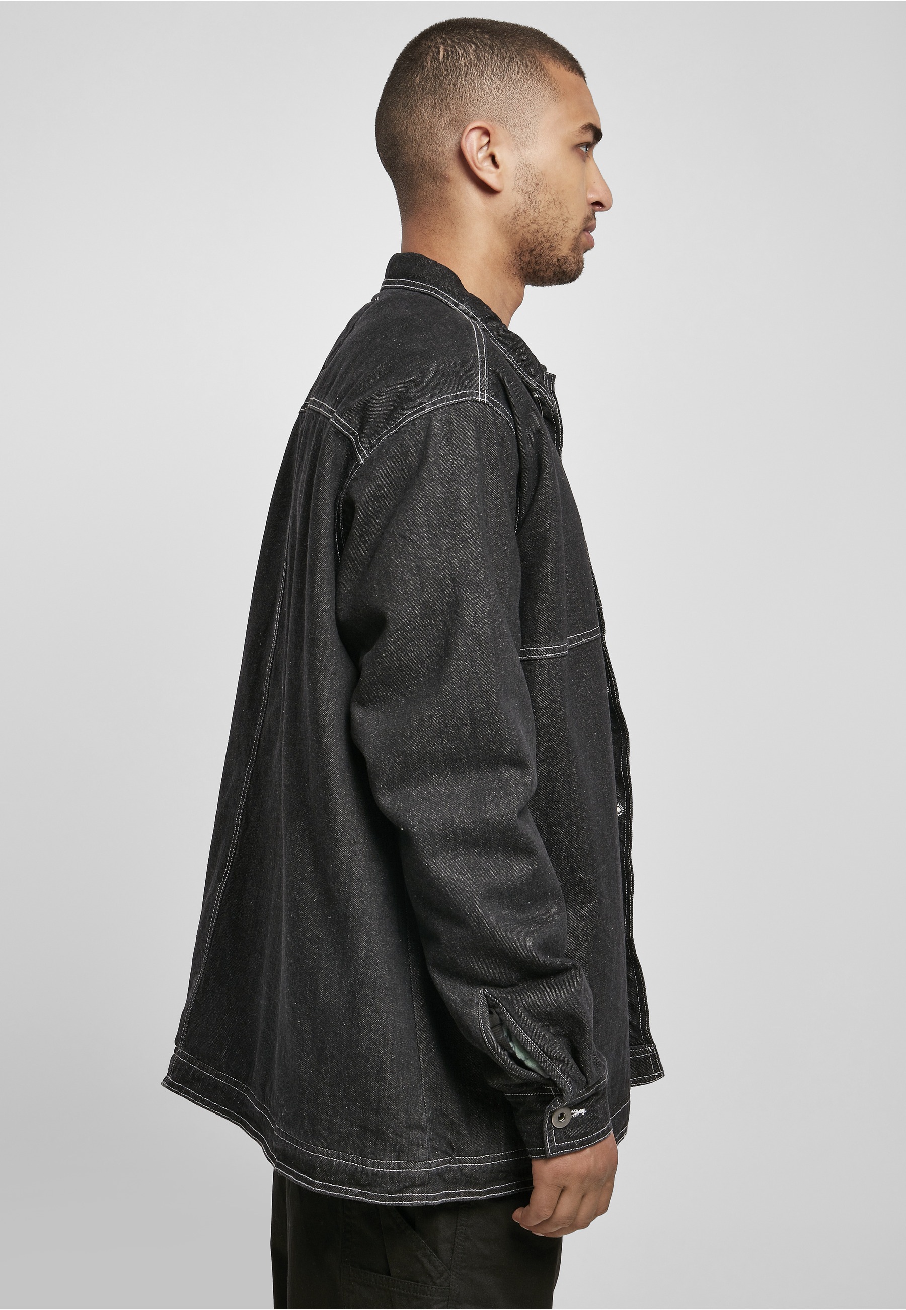 URBAN CLASSICS Langmantel »Urban Classics Herren Oversized Trucker Jacket«