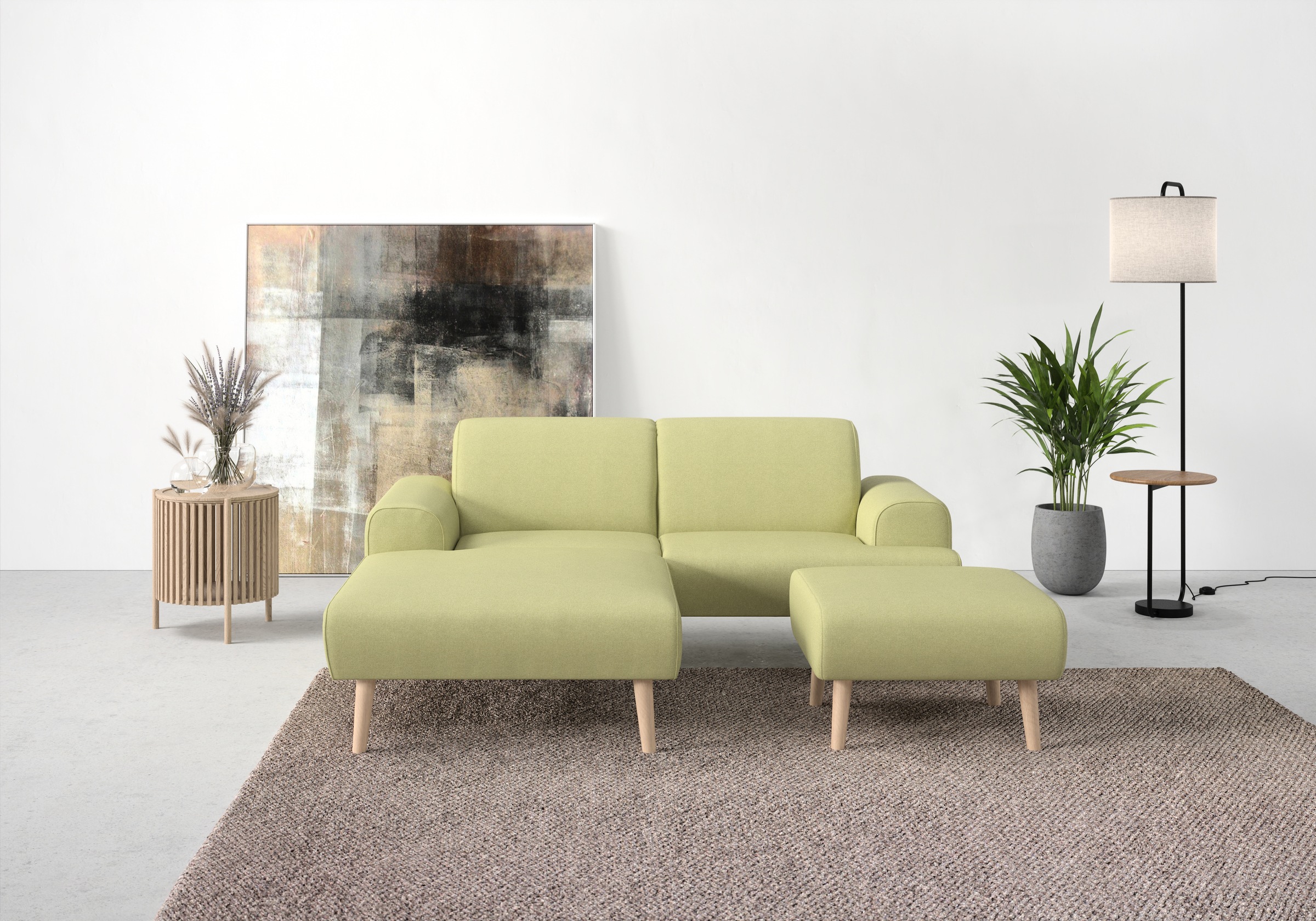 andas Ecksofa »Swift L-Form«, Federkern-Polsterung, B/T/H: 192/83/176 cm