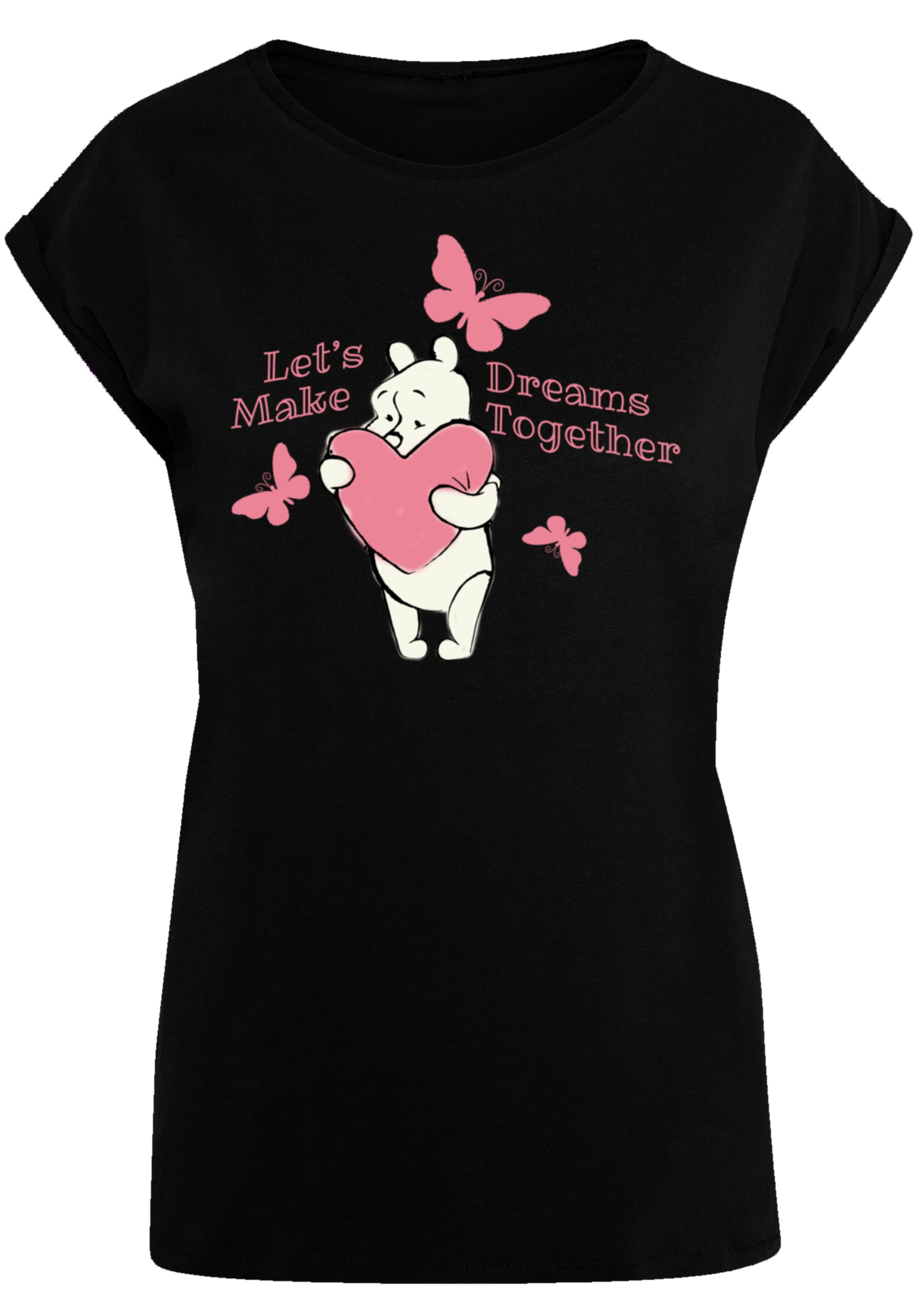 F4NT4STIC T-Shirt »Disney Winnie Puuh Let's Make Dreams«, Premium Qualität