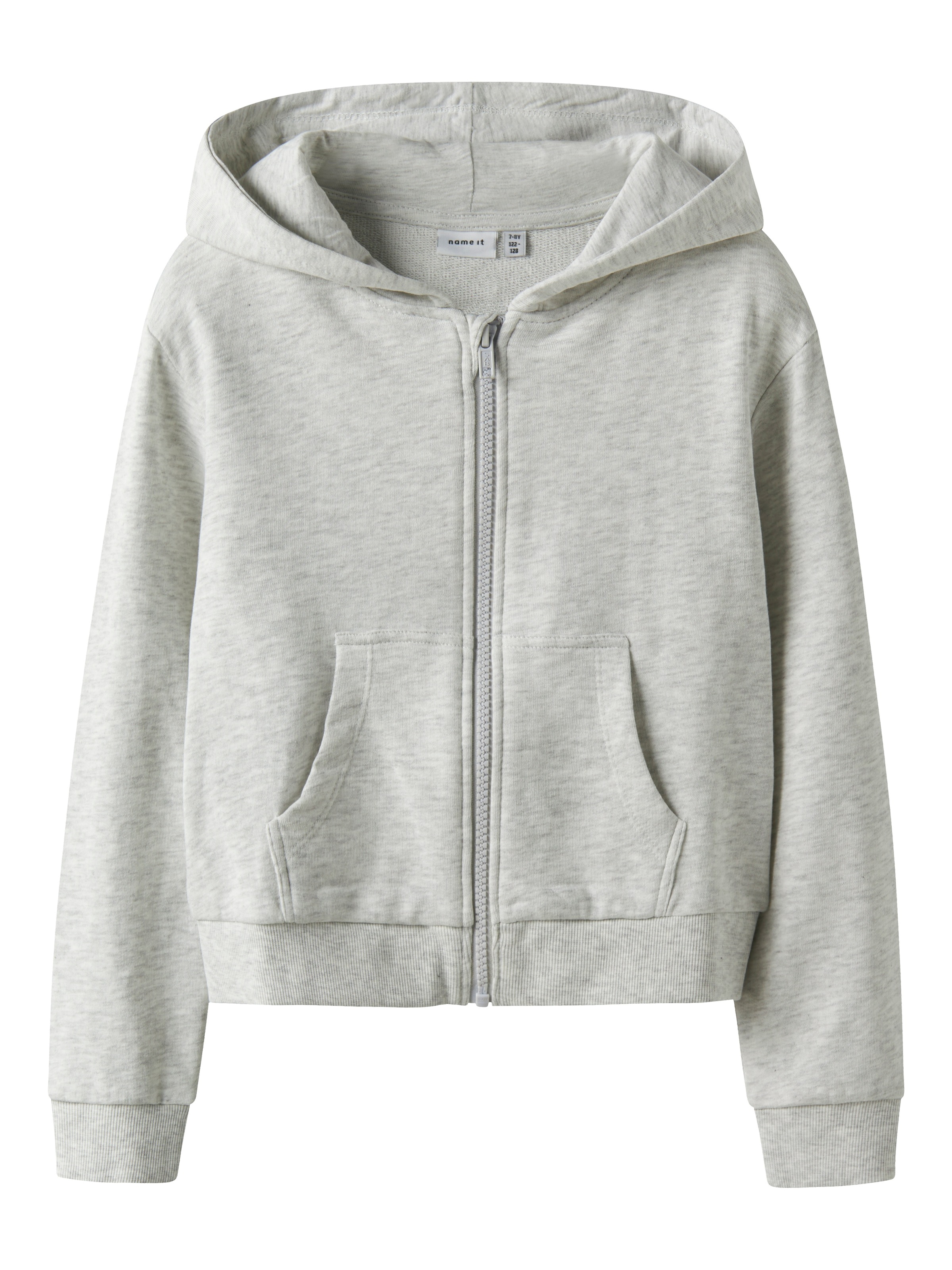 Name It Kapuzensweatjacke »NKFMILLE SHORT NREG SWE CARD WH UNB NOOS«