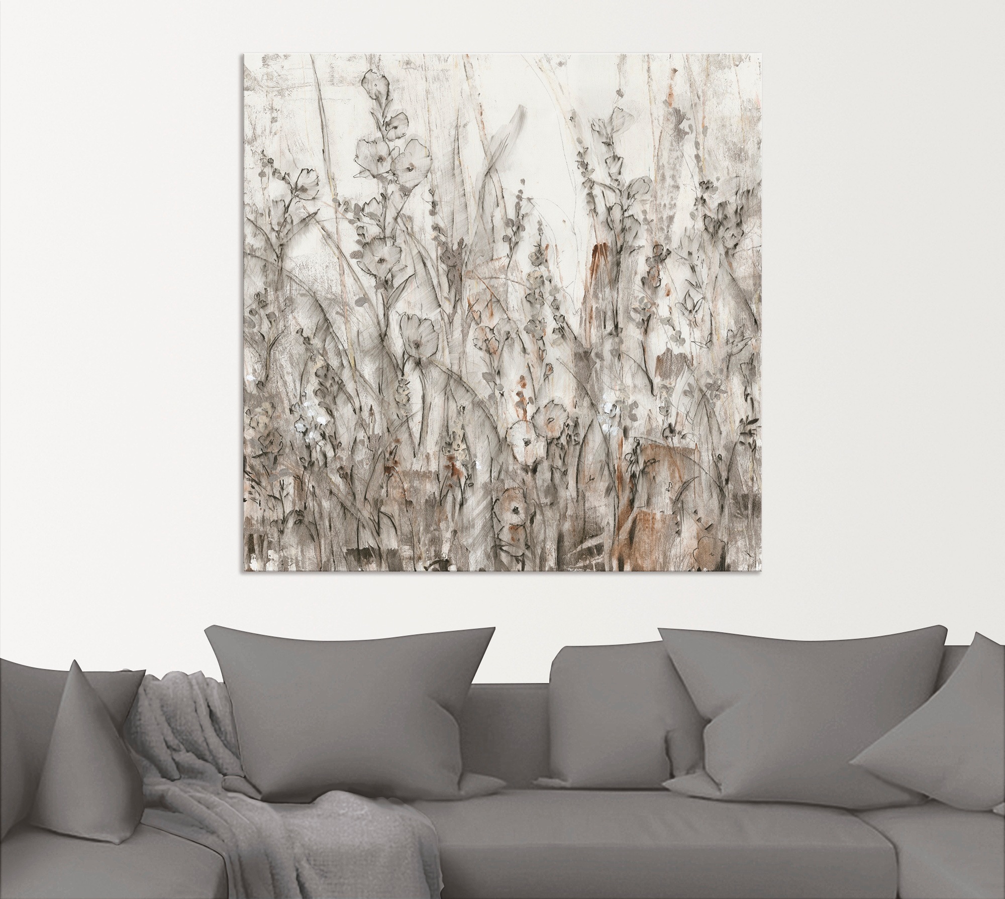 Artland Wandbild »Schatten II«, Blumenwiese, (1 St.), als Alubild, Outdoorbild, Leinwandbild in verschied. Größen